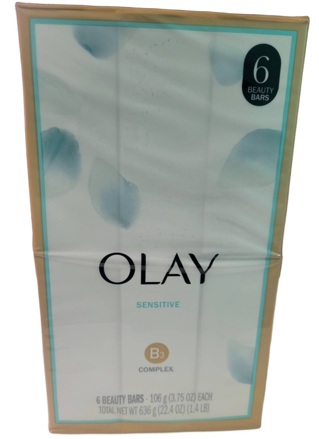 Olay Sensitive Skin Beauty Bar Soap with B3 3.75oz Each New 6 Bars Total HTF