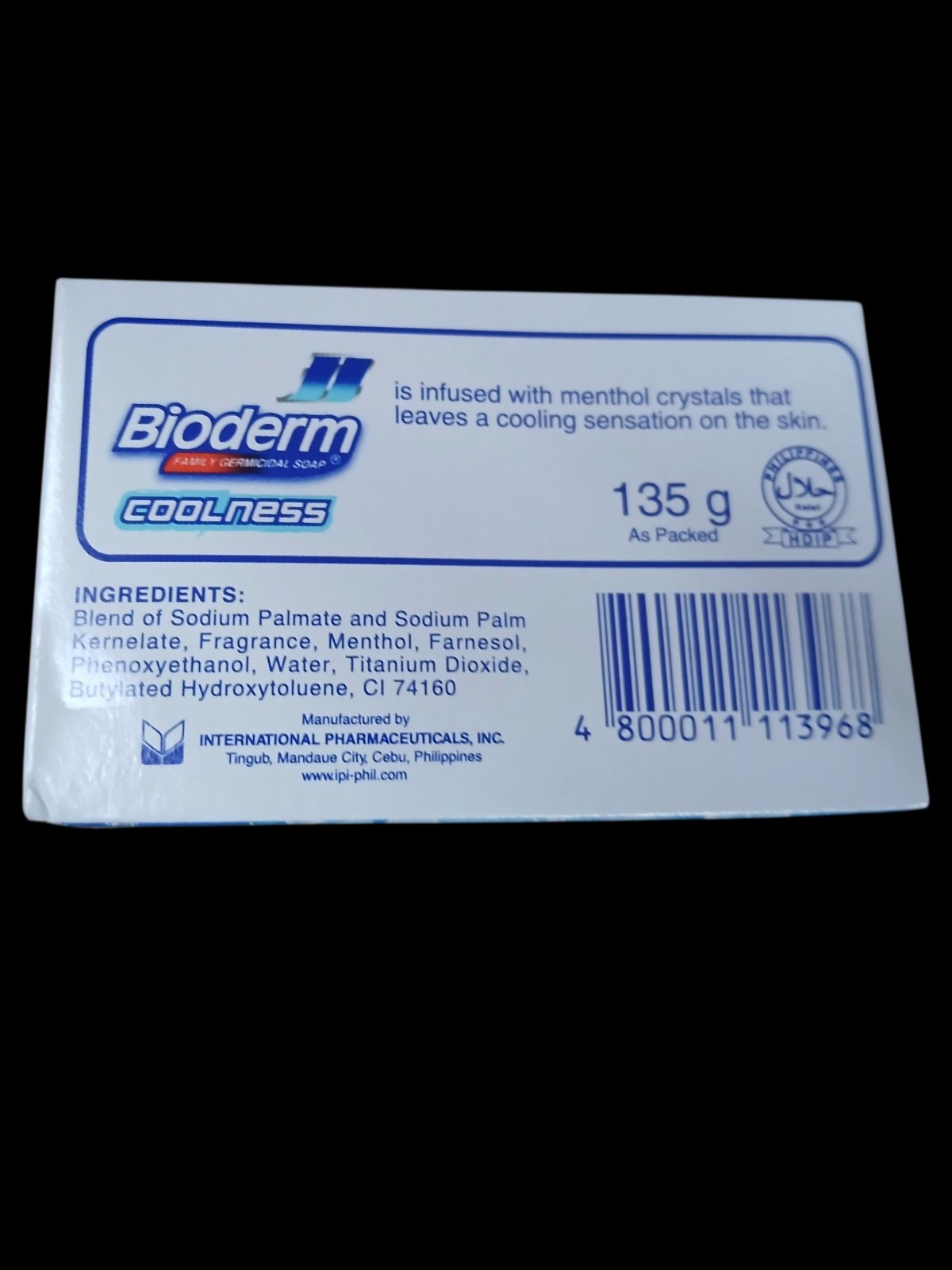 Bioderm Coolness Family Germicidal Soap 135g X (4bars)
