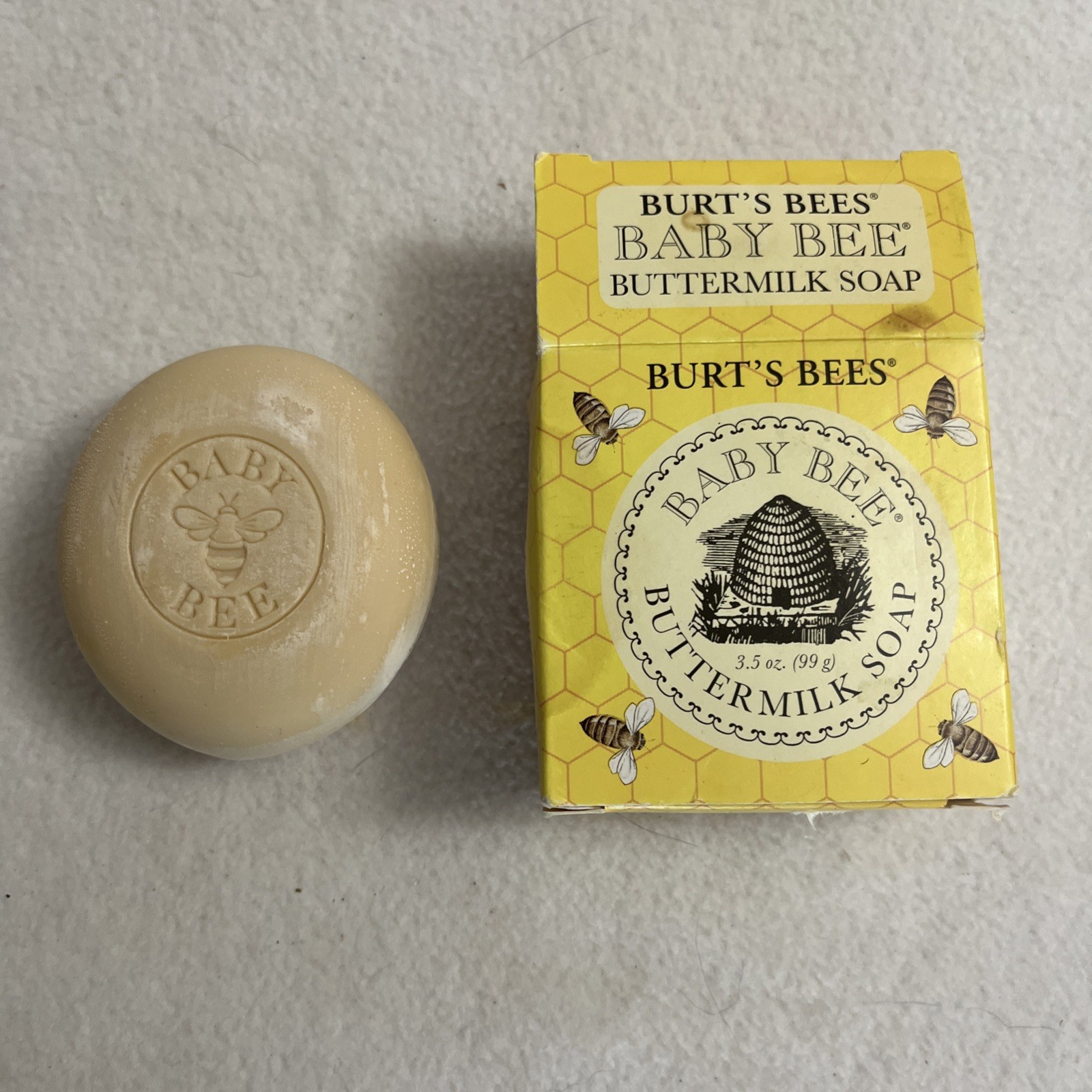 Burt’s Bees Baby Buttermilk Soap 3.5 oz 1 Boxed Bar Great For Sensitive Skin
