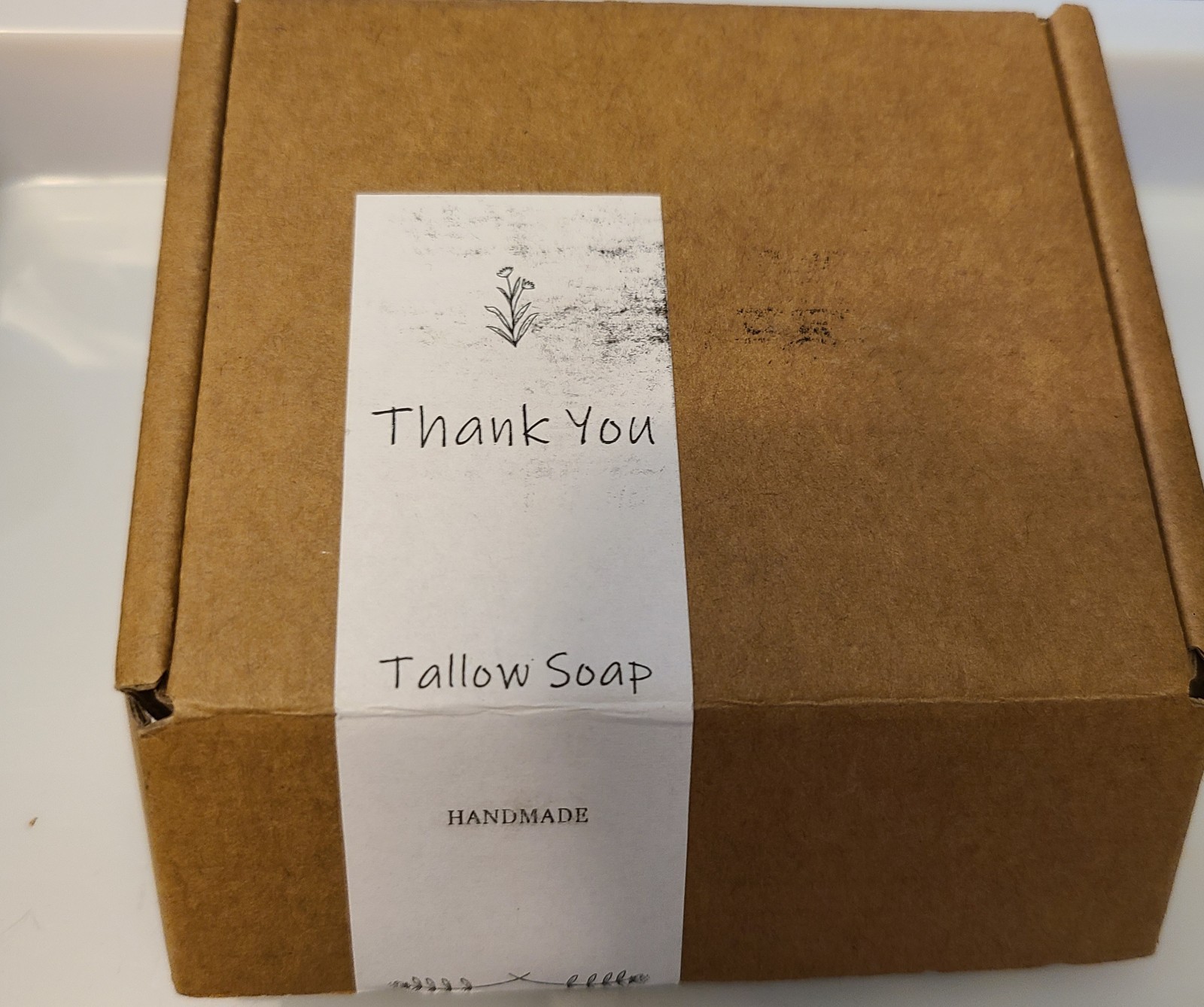 Pure Beef Tallow Soap Bar: Grass-Fed, Unscented + Sensitive Skin Safe (4 oz)