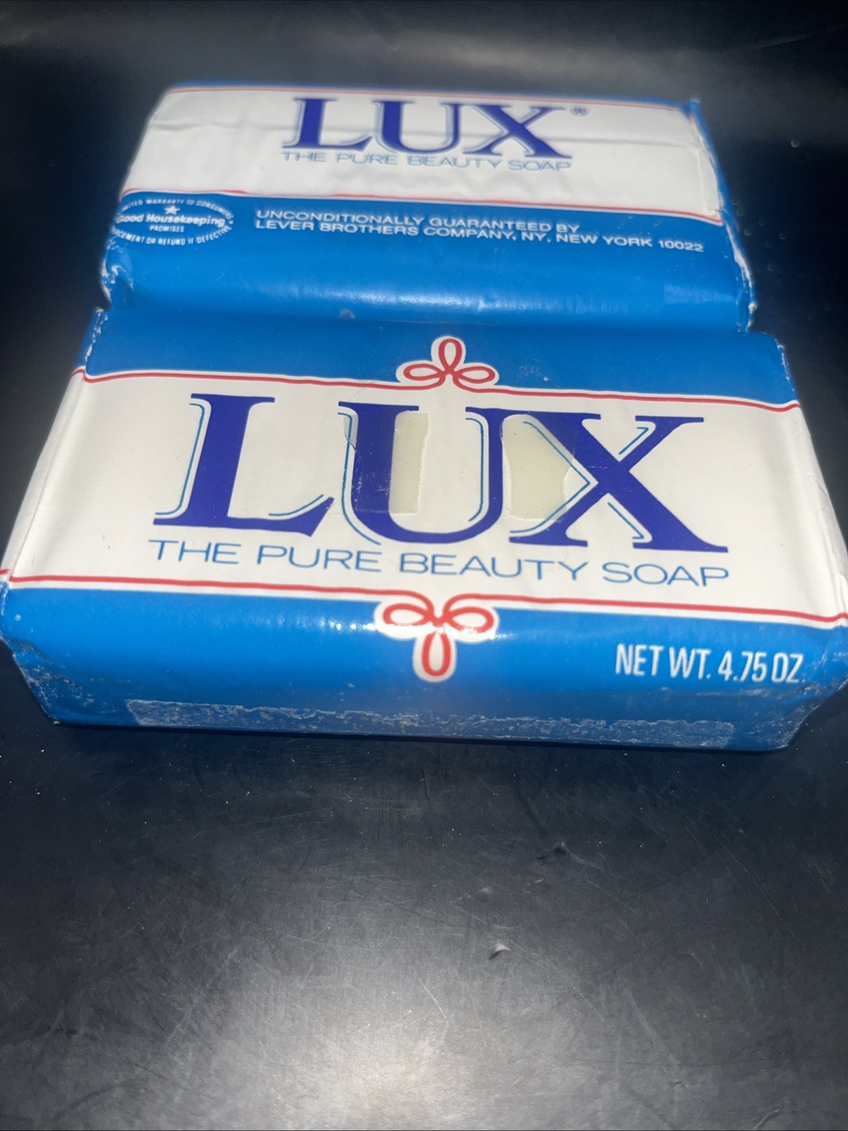 Vintage Lux The Pure Beauty Bar Soap 4.75 Oz (2 Bars) NOS Bath Size