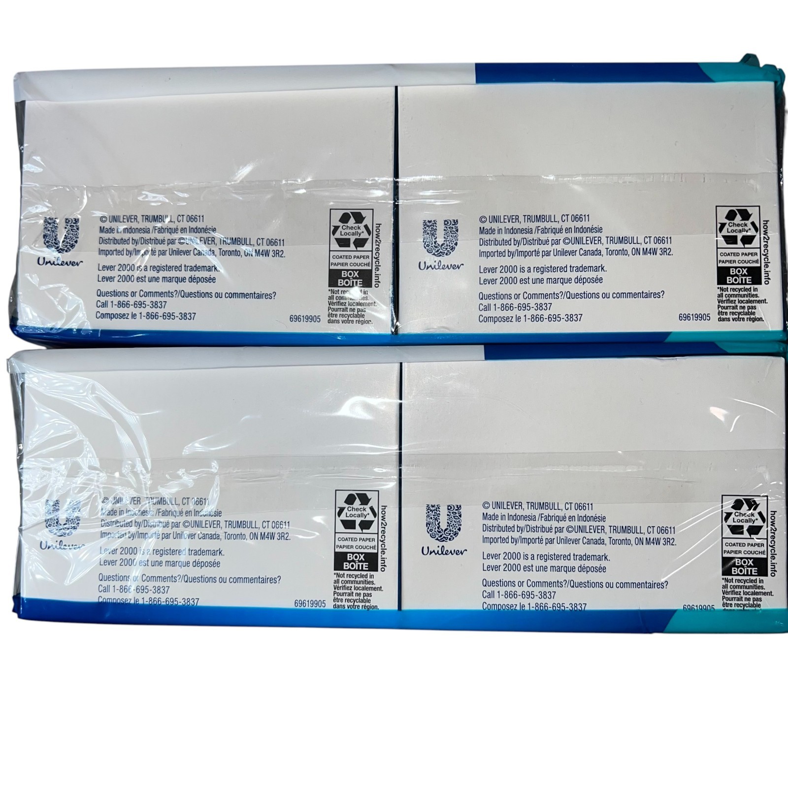 2x Lever 2000 Original Bar Soap 8-Packs (3.75 oz Bars) – 16 Bars Total