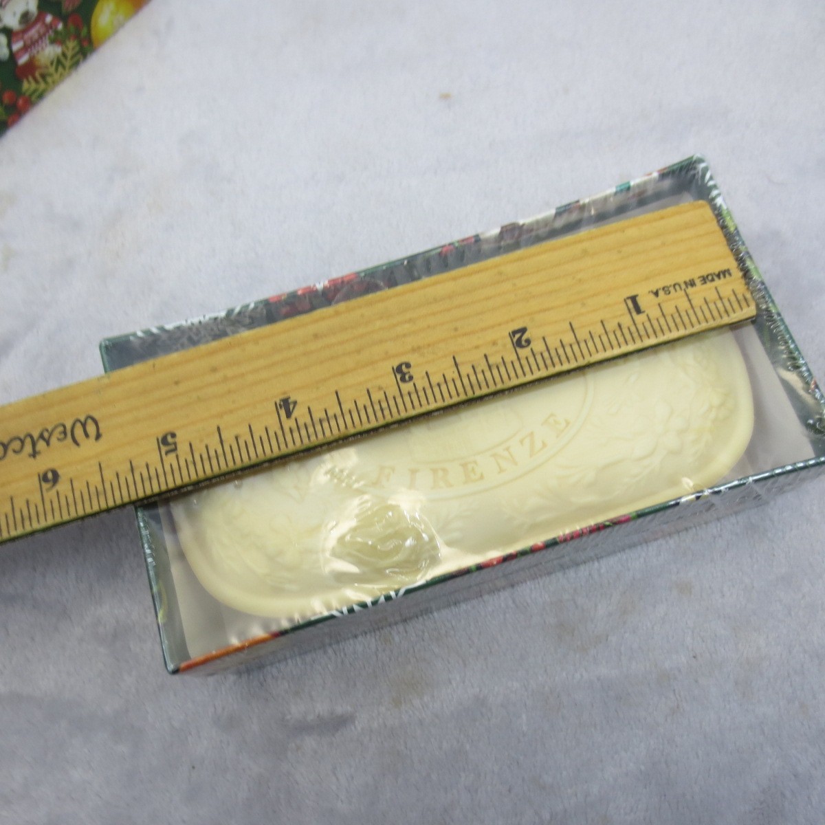 La Saponeria Firenze Merry Christmas Soap 10.5 oz Tuscany Italy Gift Box NIB