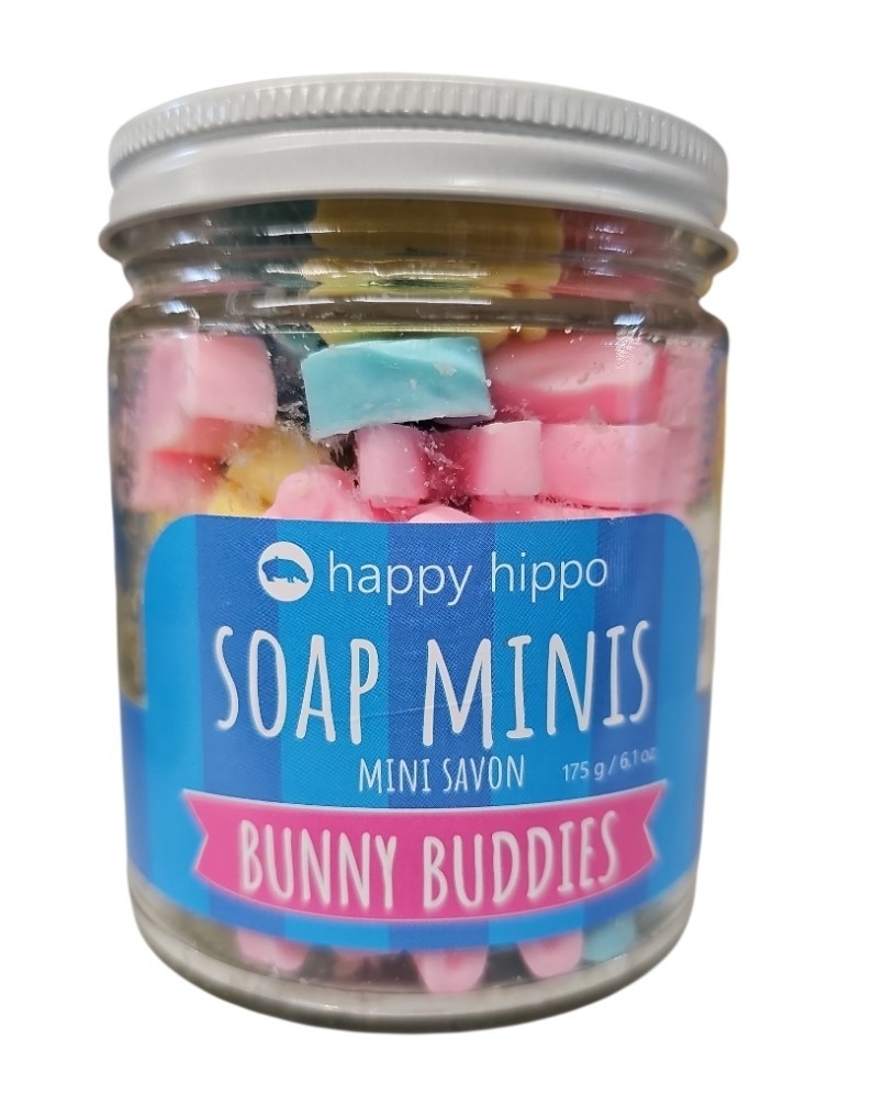 Happy Hippo Soap Minis Bunny Buddies Mini Savon Scented (50 Mini Soap Bunnies)