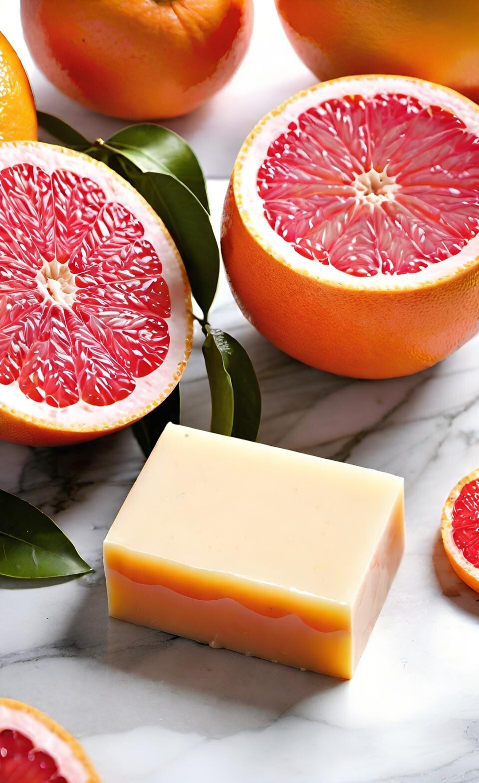 Grapefruit Handmade Organic Soap Bar Natural Oil Wonderful Scent Premium Body
