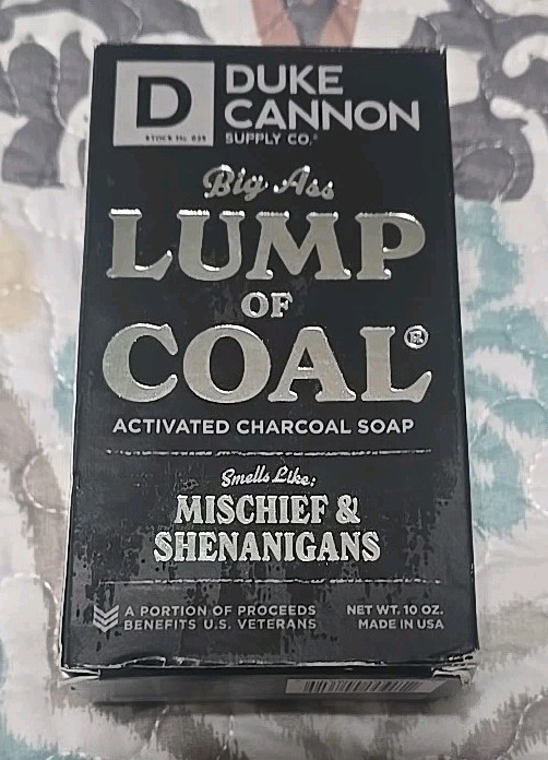 Duke Cannon Supply Co. Lump of Charcoal Big Brick Bar Soap 10 oz