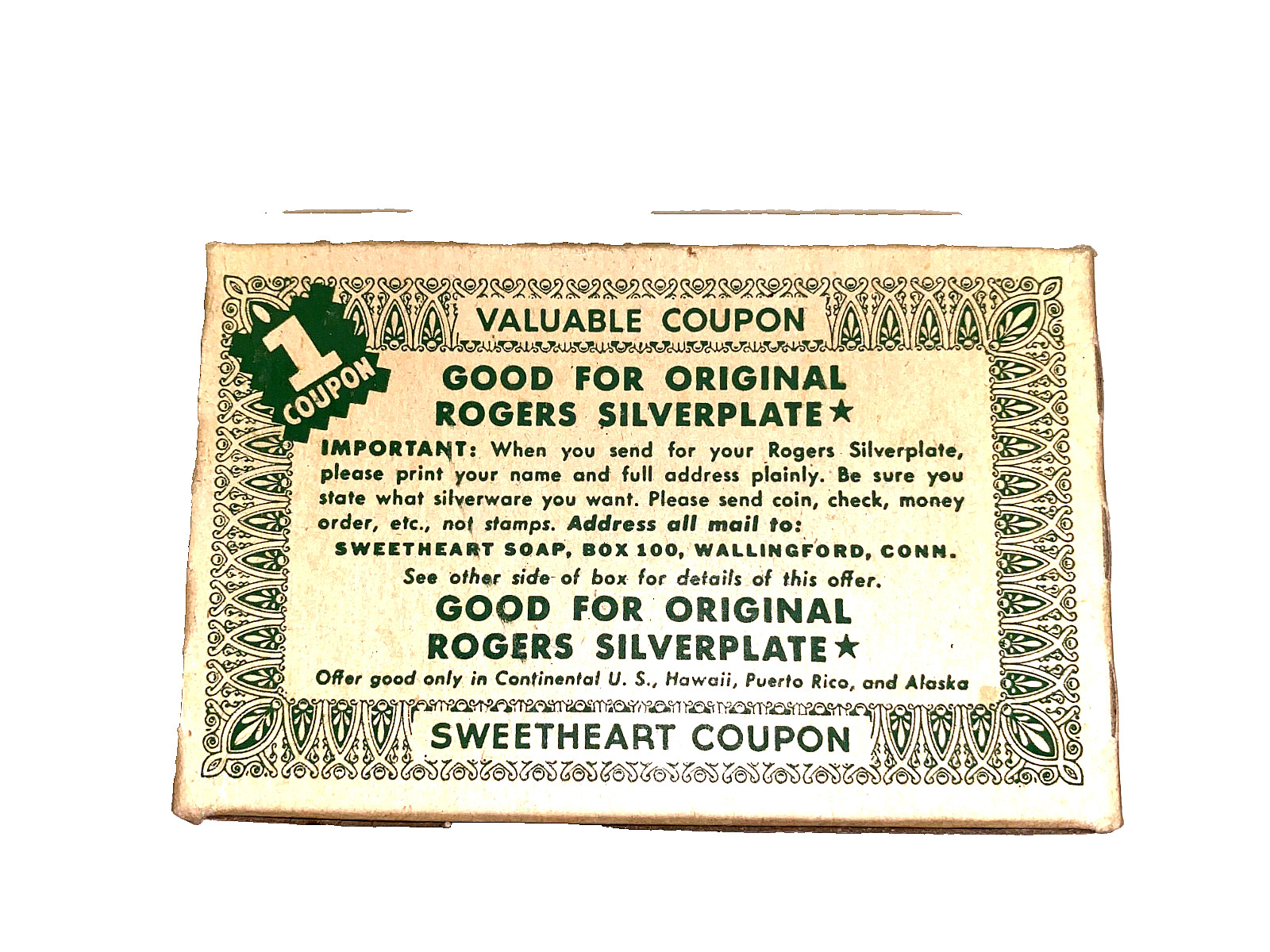 Sweetheart Deluxe Bath Soap Box with Soap MANHATTAN SOAP COMPANY NEW YORK