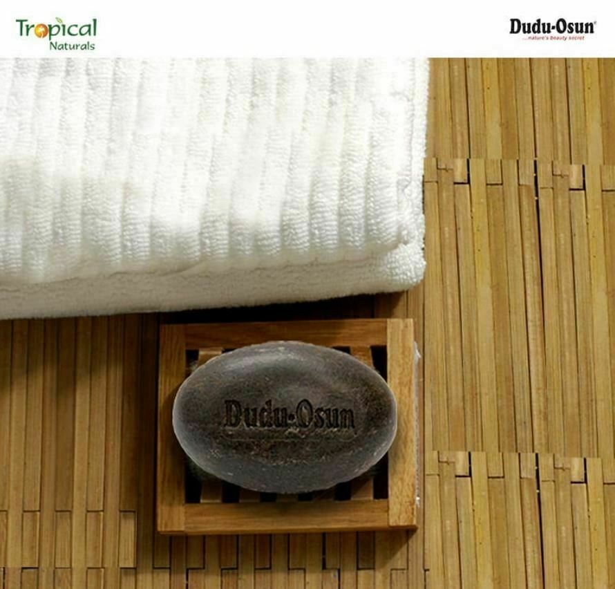 Dudu Osun African Black Soap Raw 1 Bar Body Face Wash