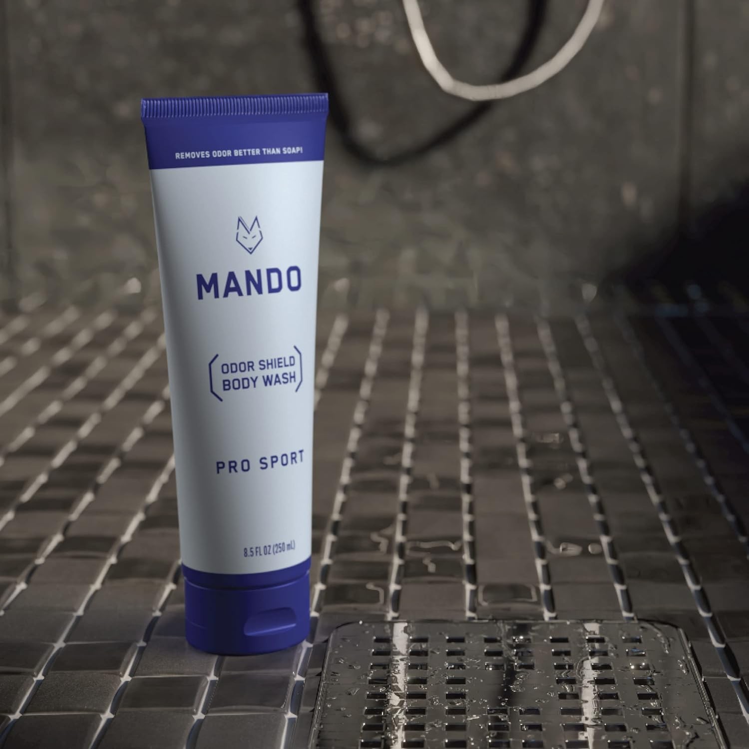 Mando Body Wash Pro Sport 8.5 oz 24 Hour Odor Shield Skin Safe SLS Free Formula