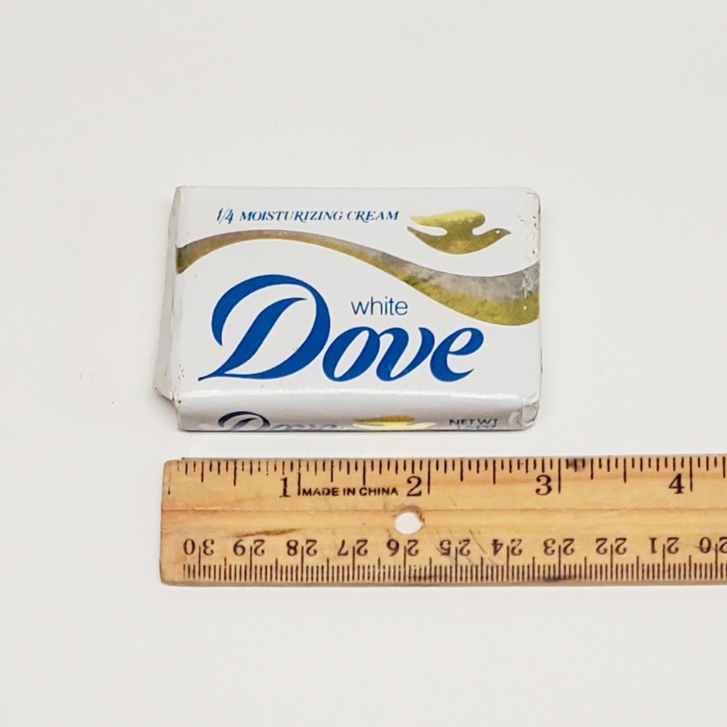Vintage White Dove Bar Soap Bath 1/4 Moisturizing Cream 1.5oz NOS Made In USA