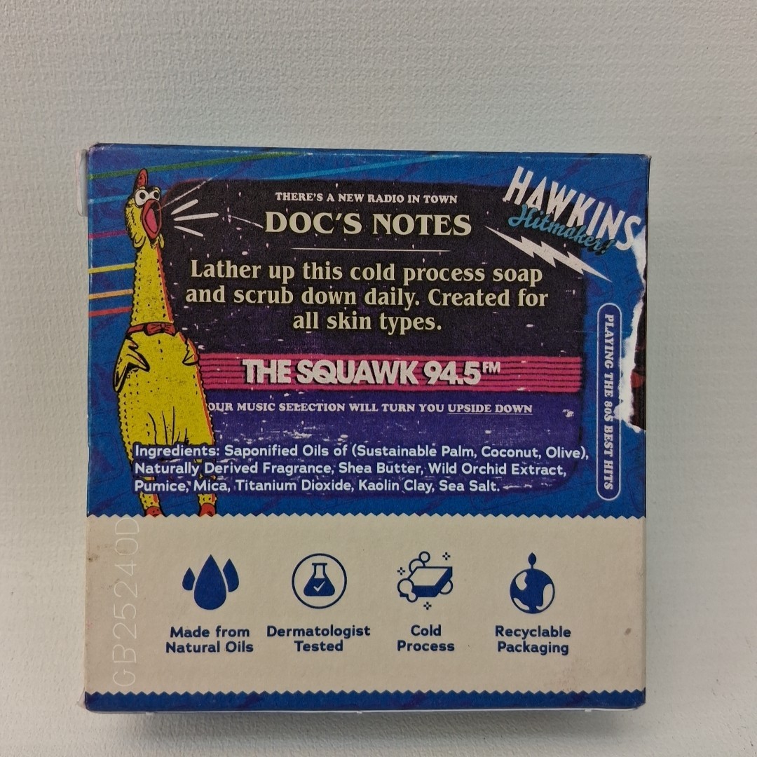 Dr. Squatch Limited Edition SQUAWK SIGNAL Natural Soap Bar Stranger Things