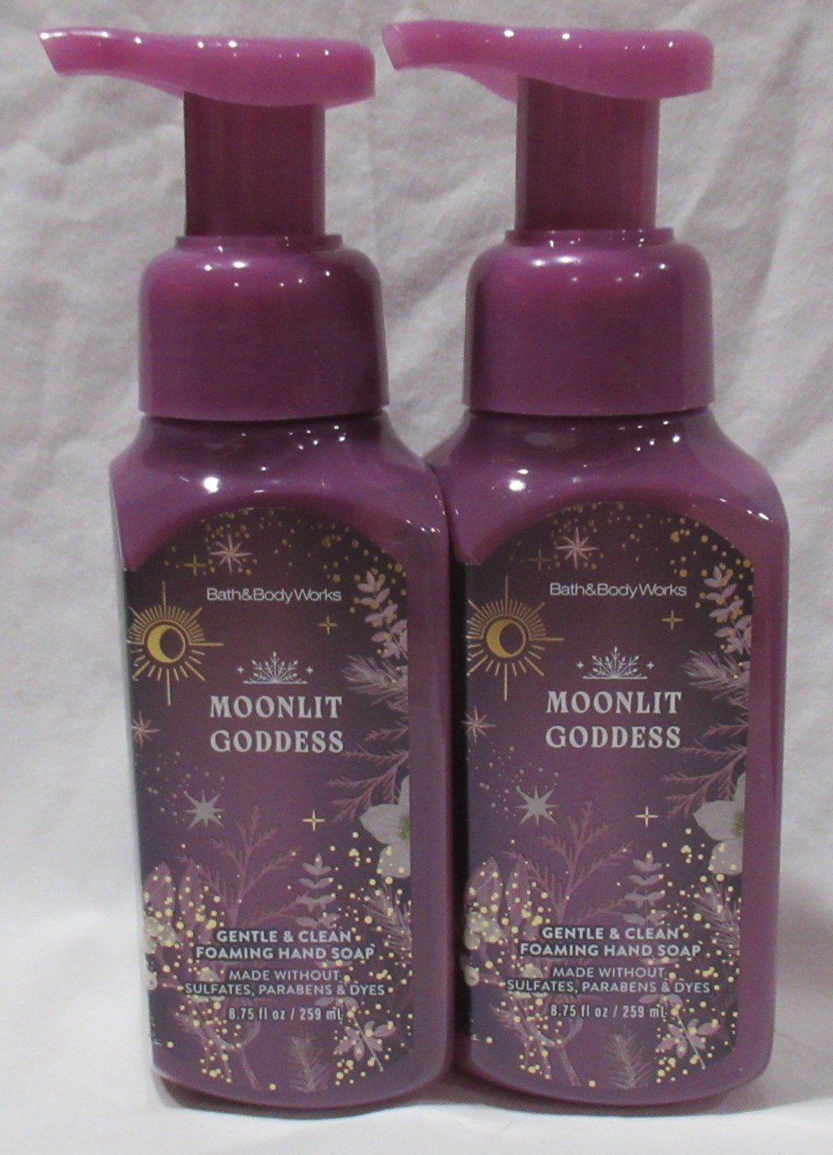 Bath & Body Works Gentle & Clean Foaming Hand Soap Lot Set of 2 MOONLIT GODDESS