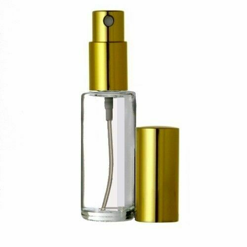 Refillable Cylinder Purse Perfume Spray Empty Glass Bottle Atomizer 1/6 oz 5ml