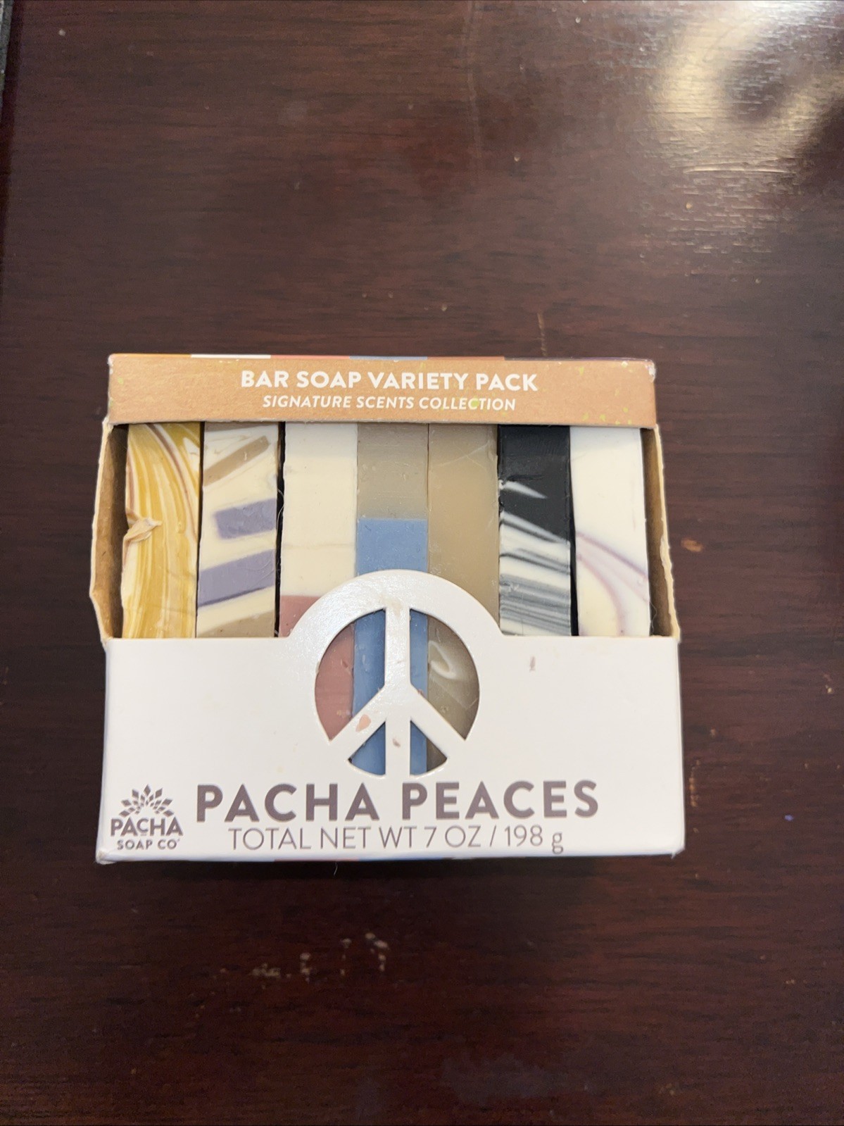 Pacha Peaces Bar Soap Variety Pack Signature Scents Collection 7 OZ NEW NIB-K
