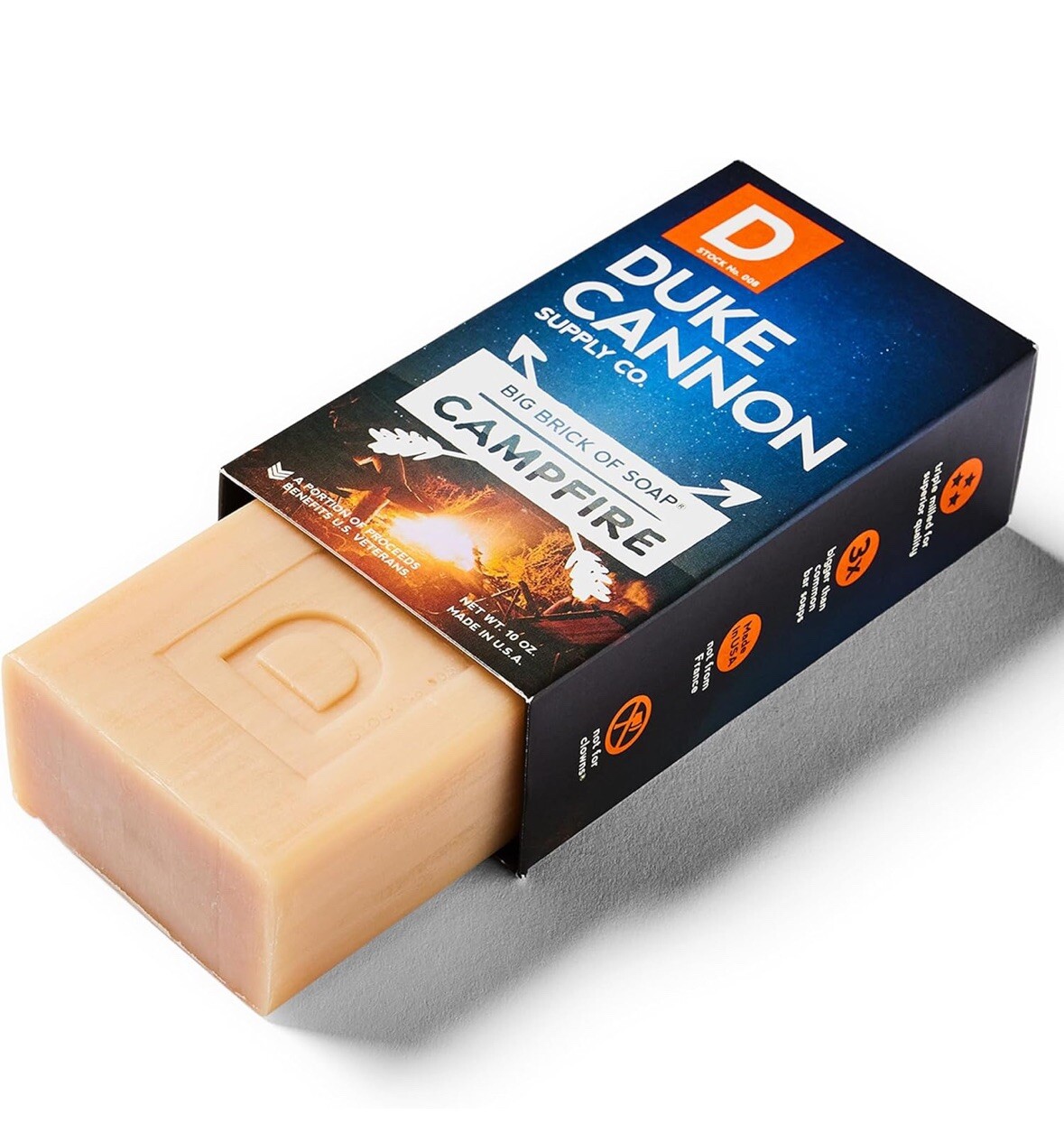 Duke Cannon Big Brick of Soap Bar Variety-Pack Masculine Scents, 10 oz Pack Of 3