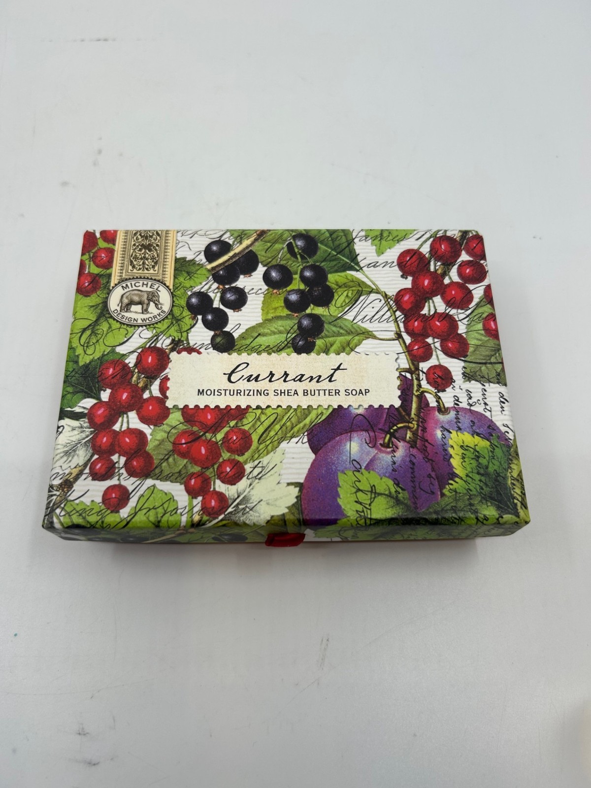 Michael Design Works Soaps 2-pack Currant Pure Vegetable Shea Triple Milled NEW