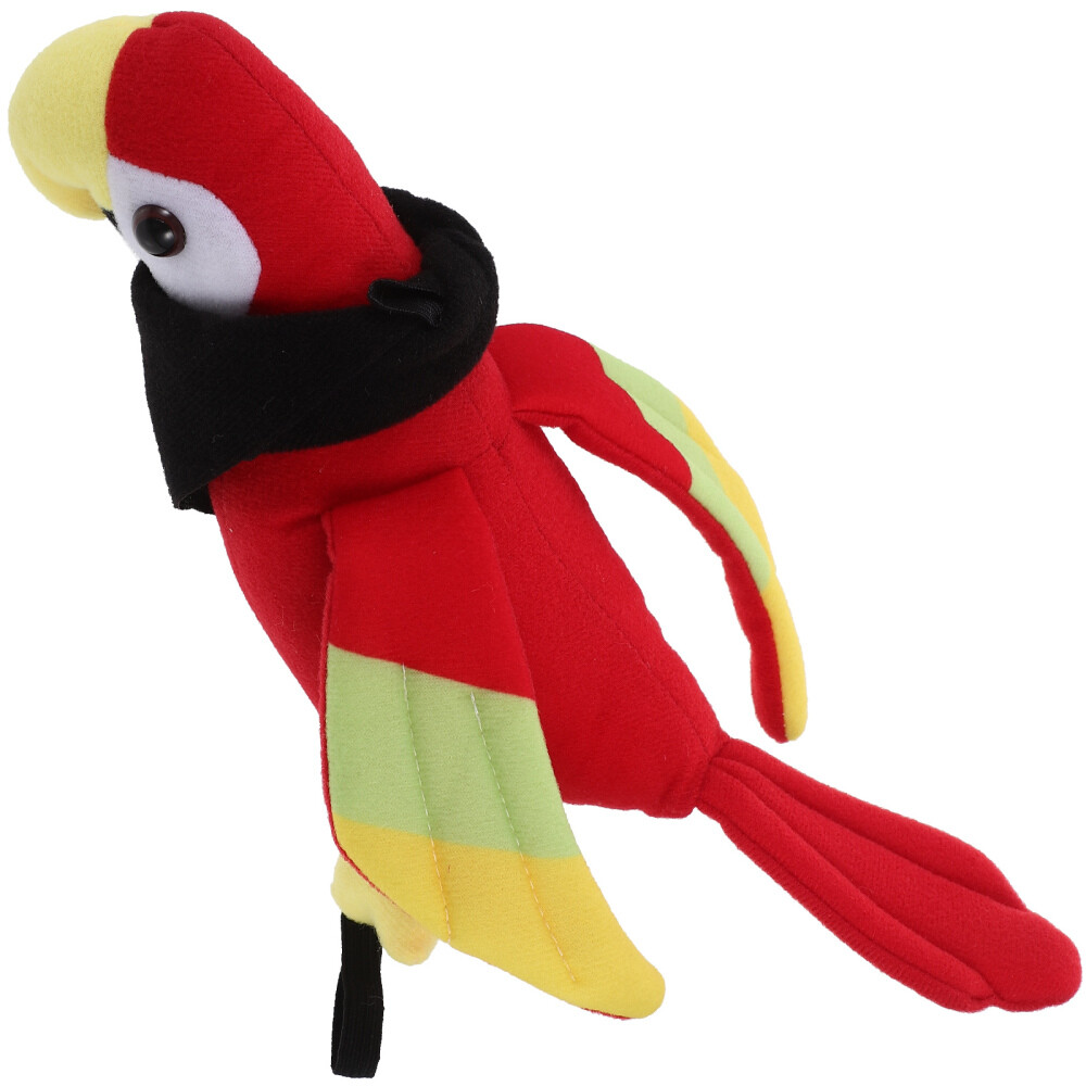 Pirate Parrot Cartoon Parrot For Shoulder Halloween Cosplay Parrot Stuffed Toy