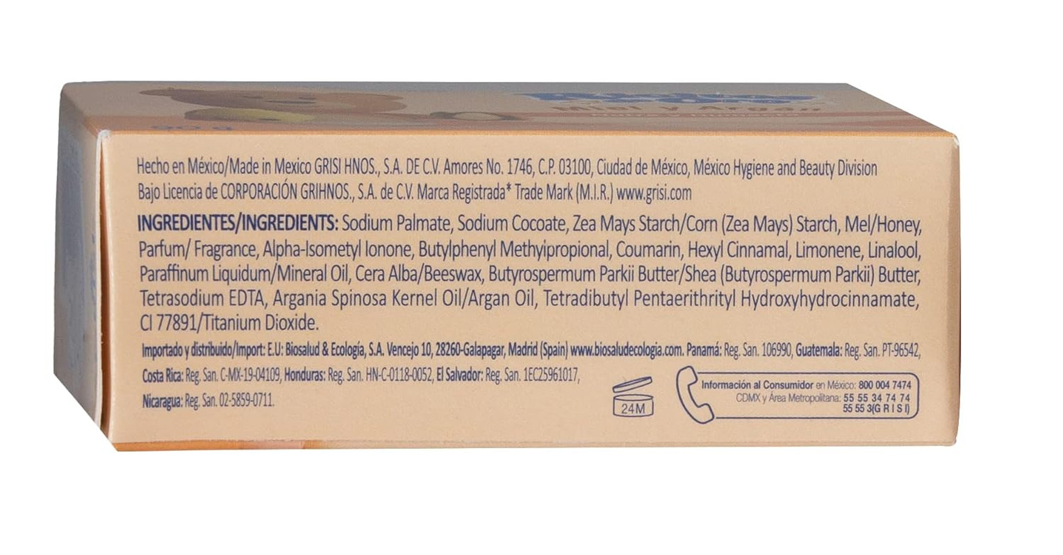 Honey Bee Bar Soap, Hypoallergenic Bar Soap, Assists in Moisturizing Baby’S Skin