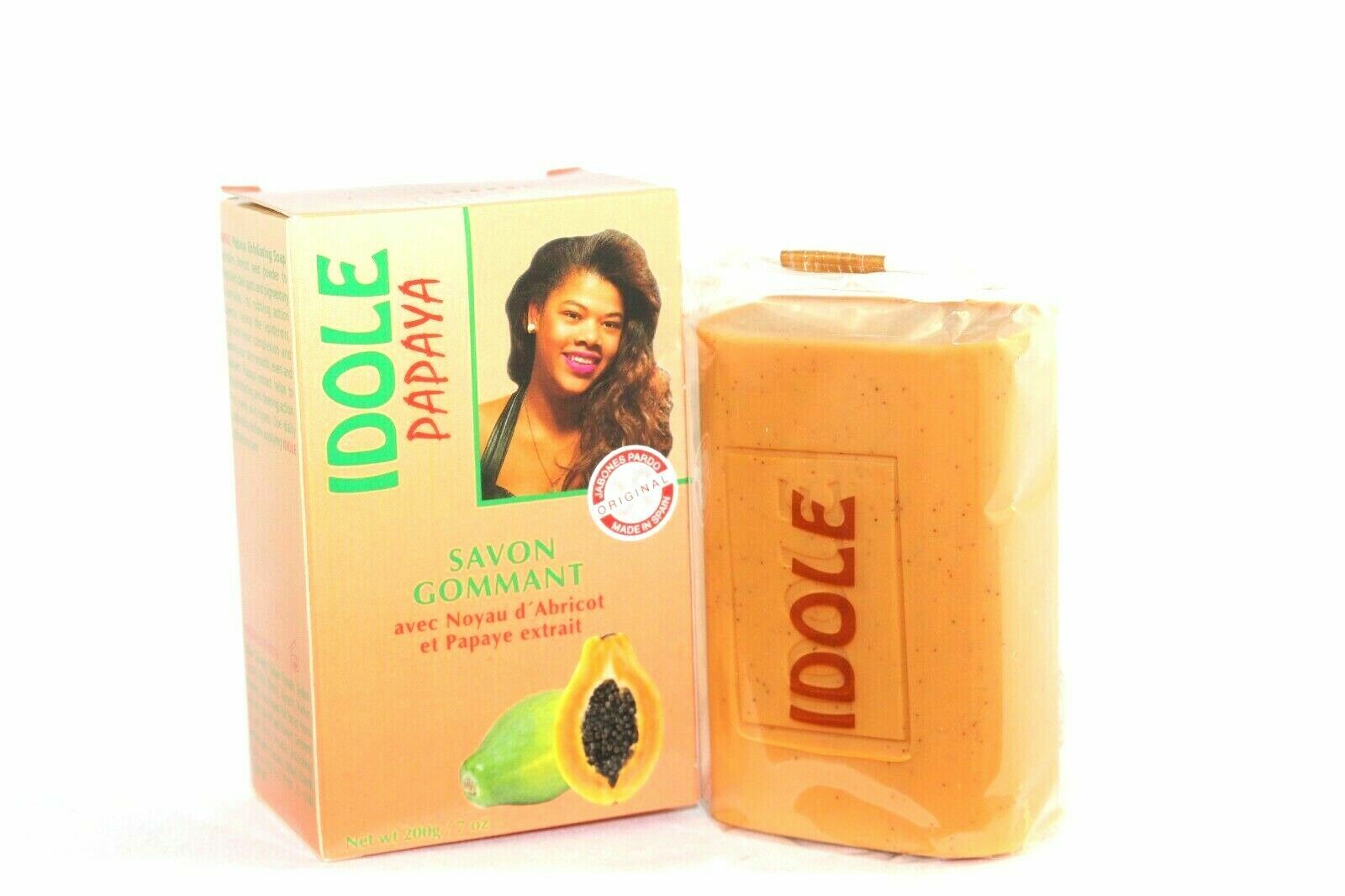 Idole Papaya Exfoliating Lightening Soap 7oz 2pck