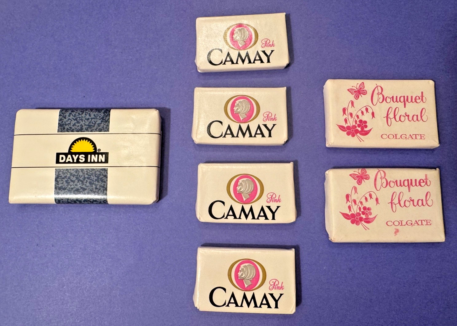 VTG Bar Soap Travel Size: Bouquet Floral Door County Sturgeon Bay, 4 Camay