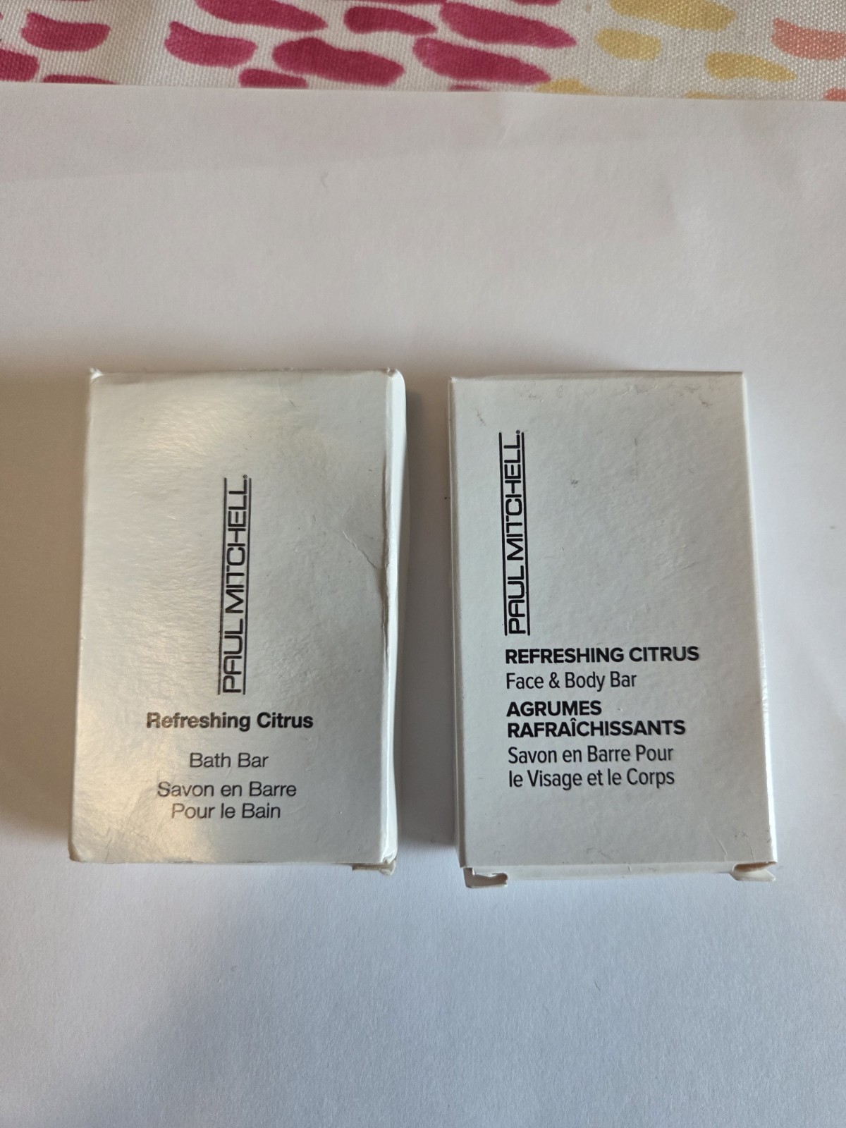 Paul Mitchell Refreshing Citrus Bath Bar 1.17oz And Face And Body Bar 1.26oz