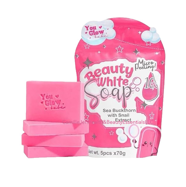 Beauty White Soap by You Glow Babe, 5 Bars x 70g
