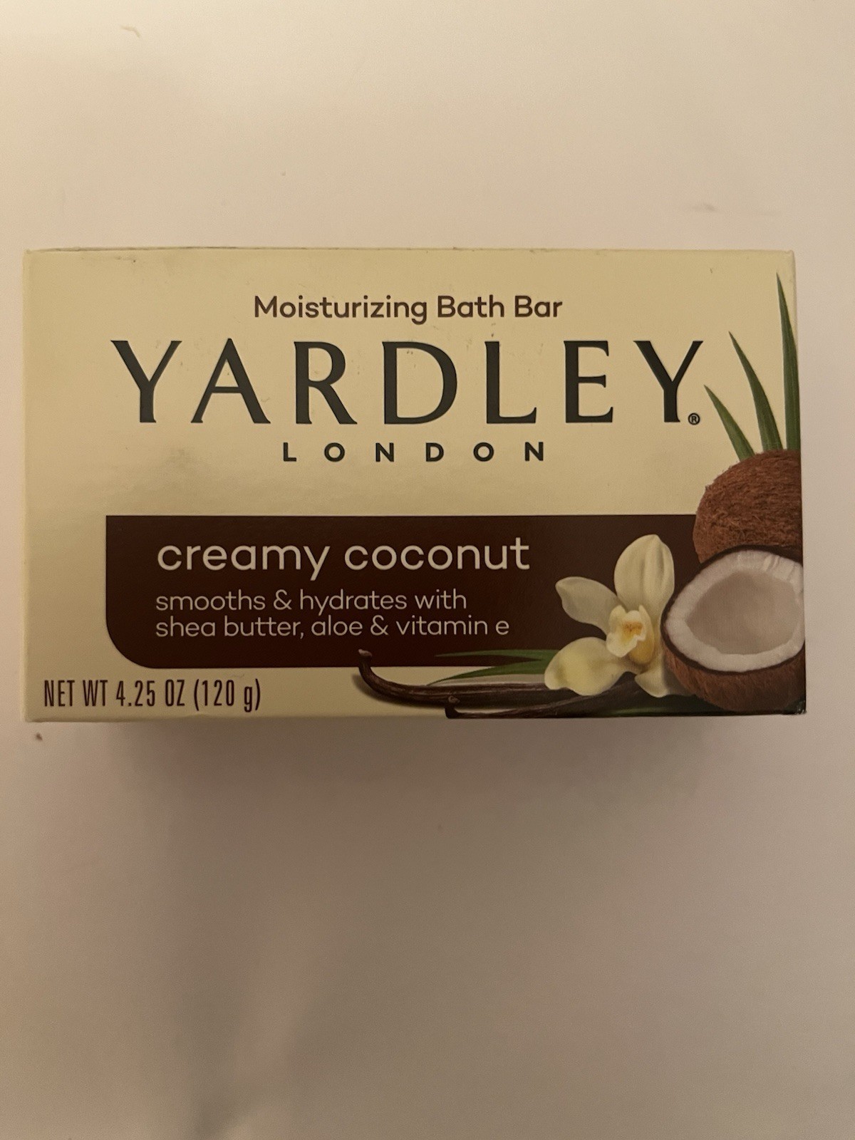 Lot of 12 Yardley London Moisturizing Bath Bar Creamy Coconut 4oz.