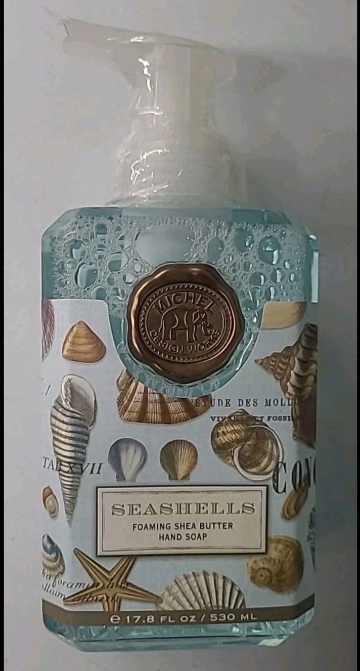 Michel Design Works Shea Butter Foaming Hand Soap SEASHELLS 17.8 Oz (B1-A14)