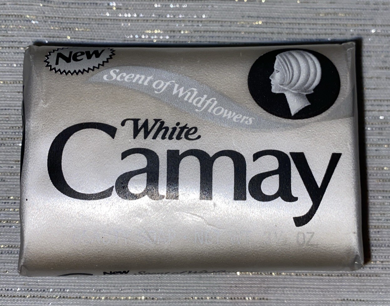 Vintage Camay SoapBar White Wildflowers 3.5 Oz New Old Stock