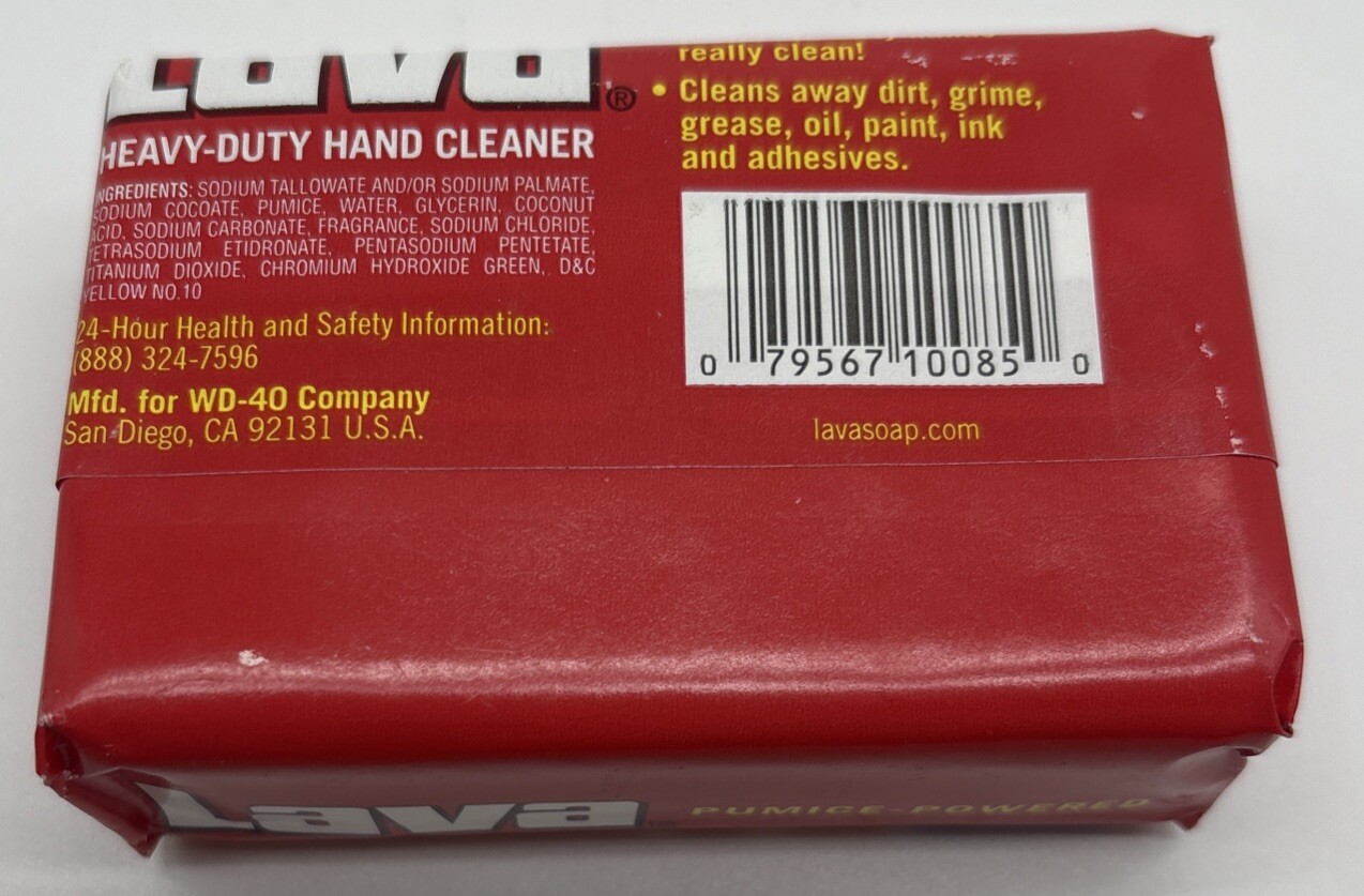 Lot Of 5 Lava Heavy Duty Hand Cleaner With Moisturizers FREE SHIPPING