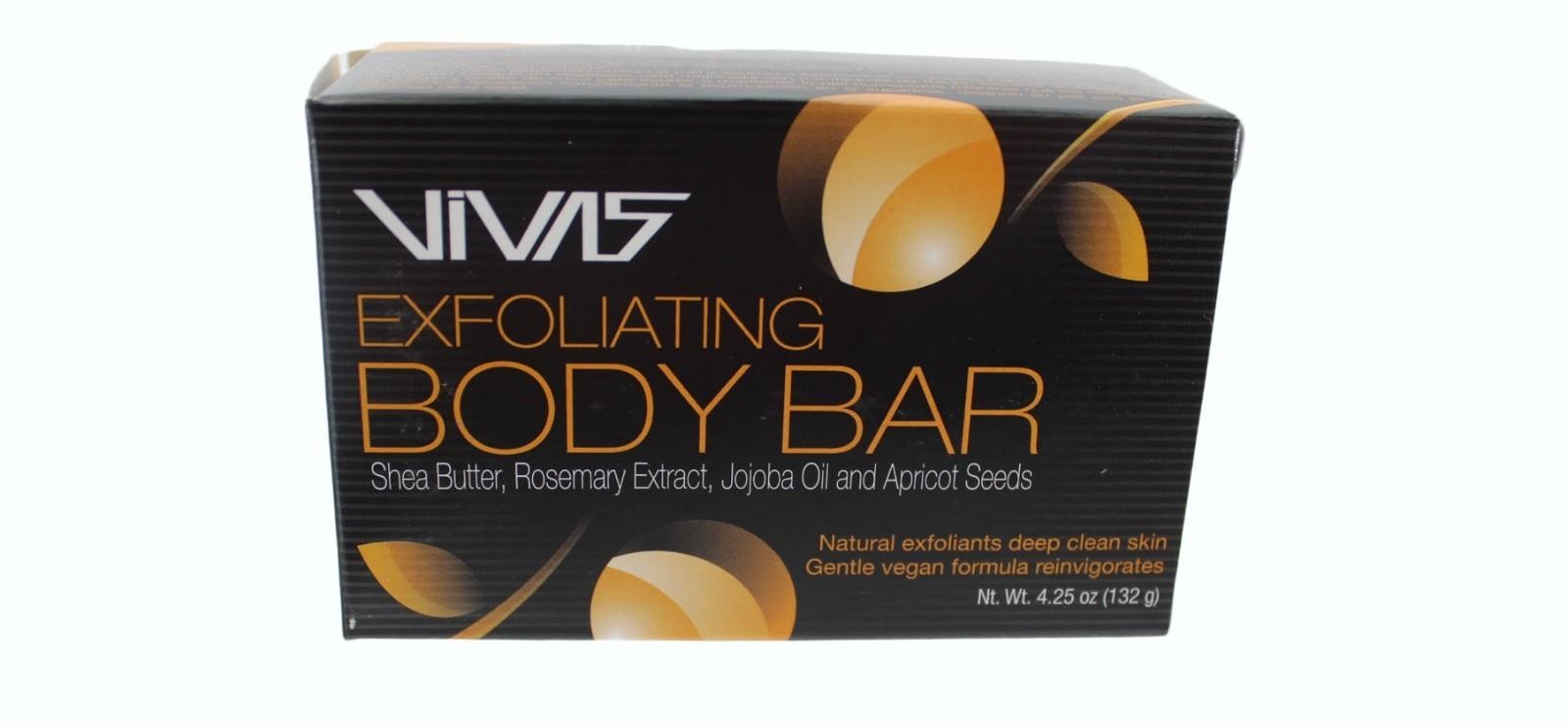 Bar Soap Vivas by Ampro Exfoliating Body Bar w/ Shea Butter Rosemary Extract 4.2