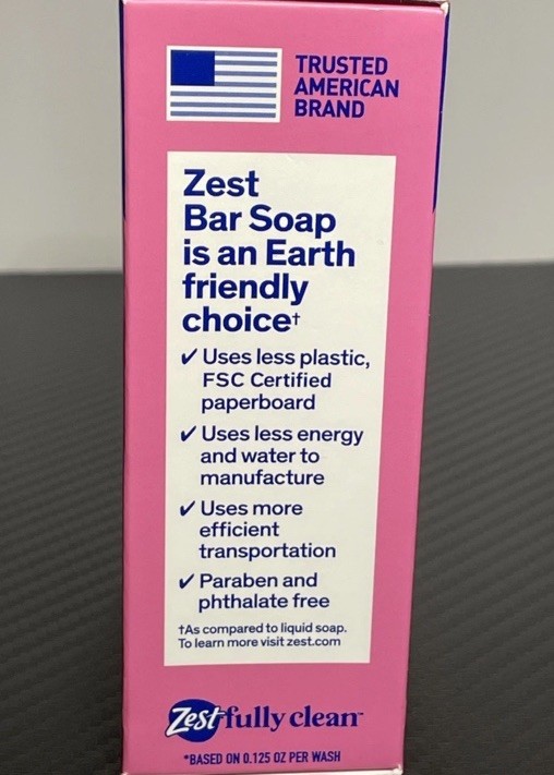 Lot Of 10 Bars Of Zest Simply Almond Berry Luxurious Moisture Bar 7.05 oz New DB