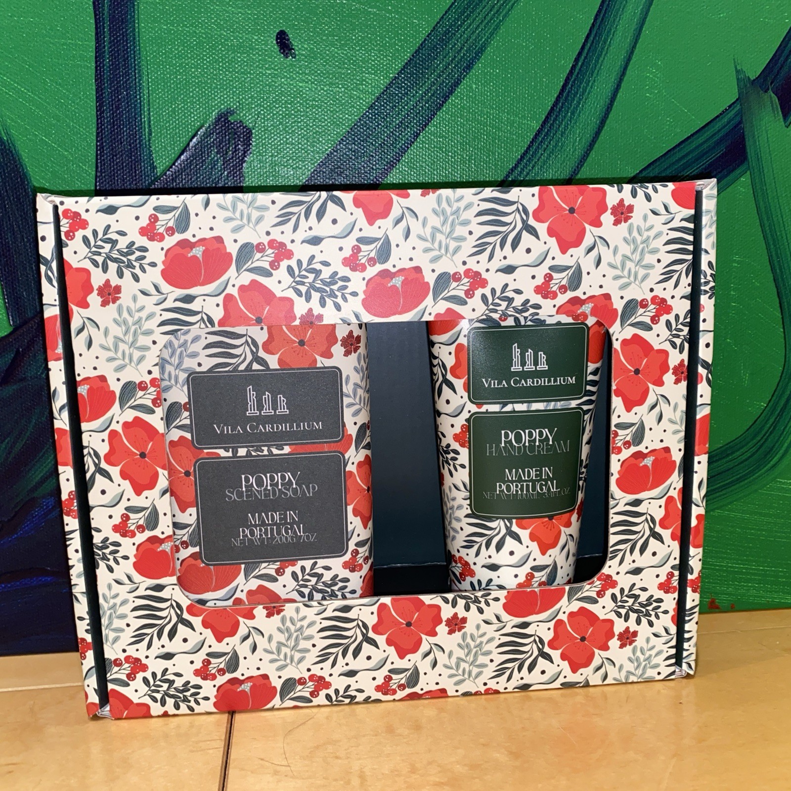 Vila Cardillium POPPY Scented Soap & Hand Cream 300g/10.5oz LIMITED EDITION
