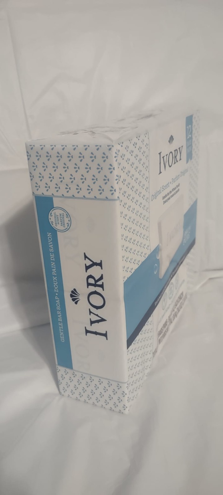 Ivory Bar Soap Original Scent, For All Skin Types, 12 Pack, 3.17 oz Each