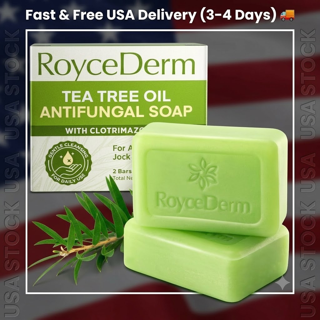 Antifungal Bar Soap – Tea Tree Oil Soap – Athlete’S Foot Treatment for Jock Itch
