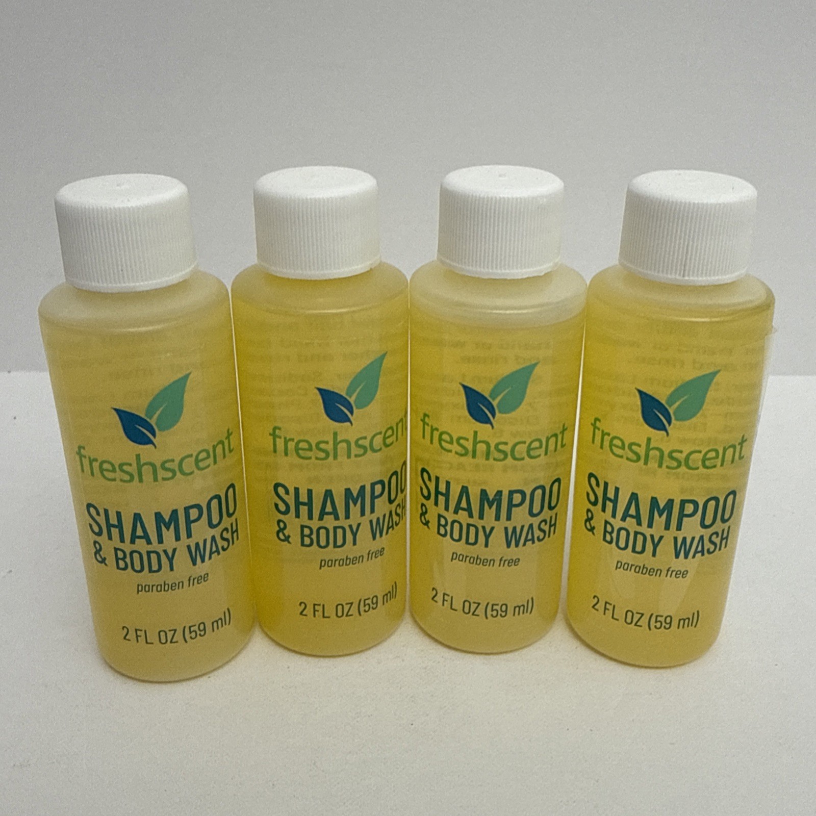 4 X Freshscent Shampoo & Body Bath Gel 2 oz each