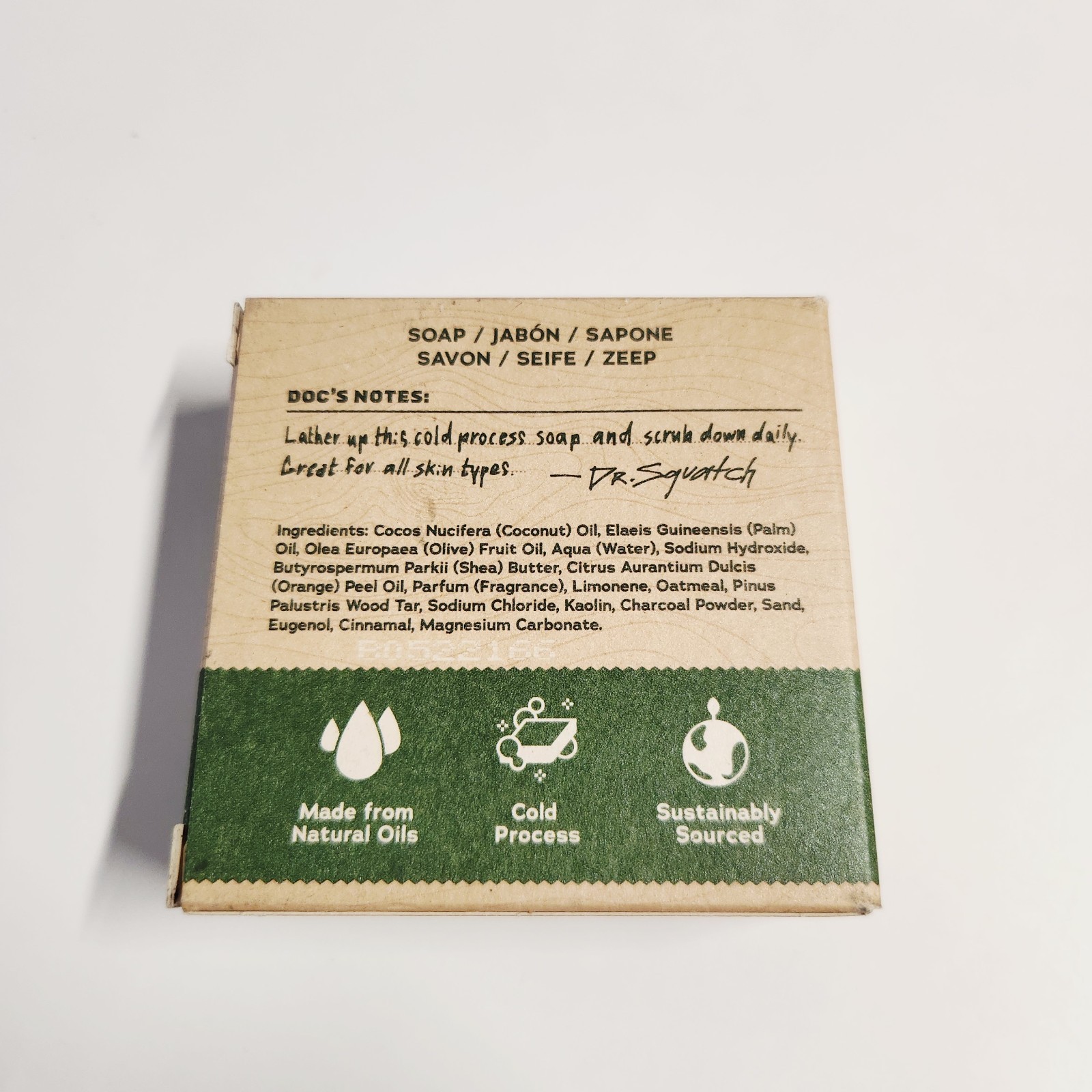 Dr. Squatch Men’s Soap, Natural Bar Soap for Men, Pine Tar Breeze, 5 oz
