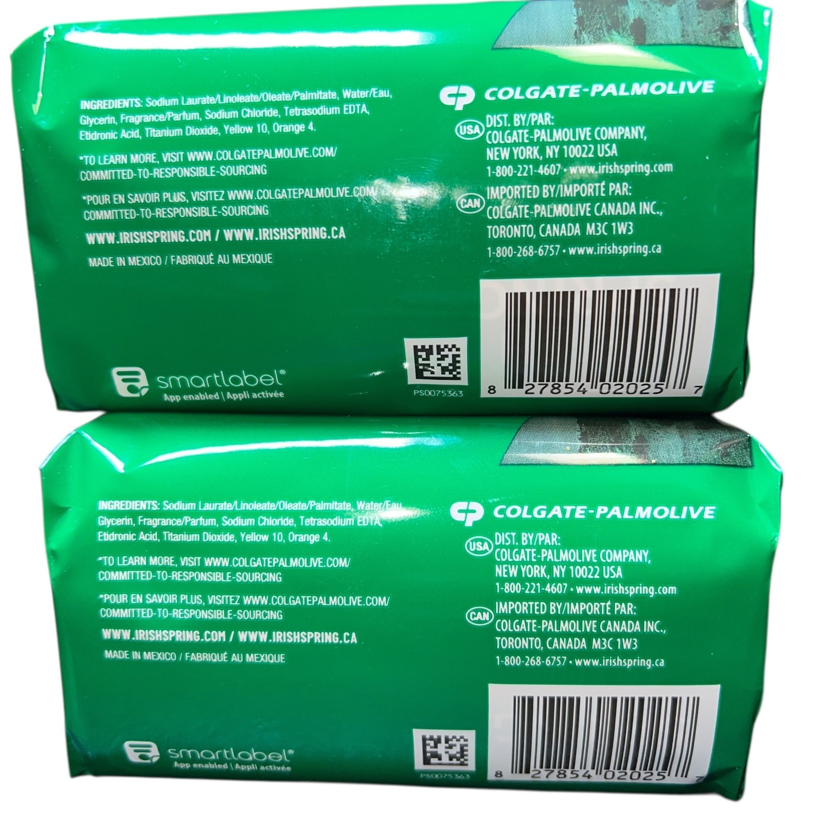 2x Irish Spring Icelandic Nights Soap 6-Bar Packs 4.2oz Jasmine Sandalwood Scent