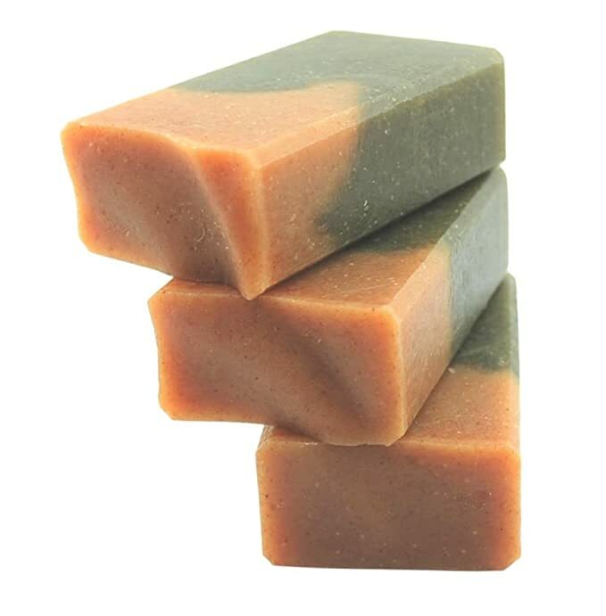 Patchouli Tangerine with colloidal oatmeal and nettle all natural handcrafted