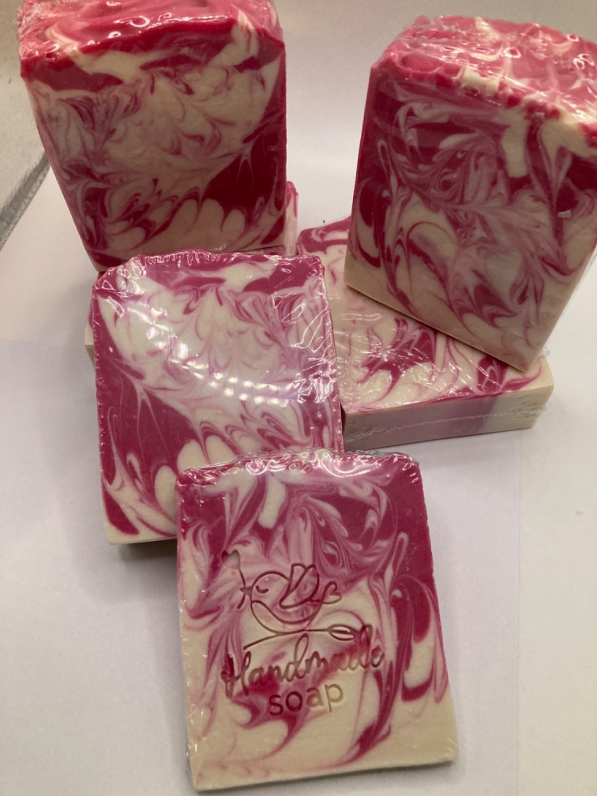 Homemade Cactus Blossom Double Butter Soap Bars W/Sunflower Oil – Lot 5 bars