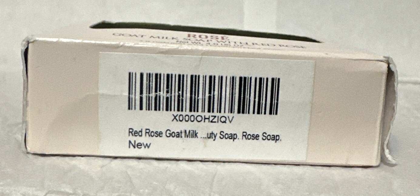 Goat Milk With Red Rose- Handcrafted Bar Soap-4oz-by Falls River Soap Company