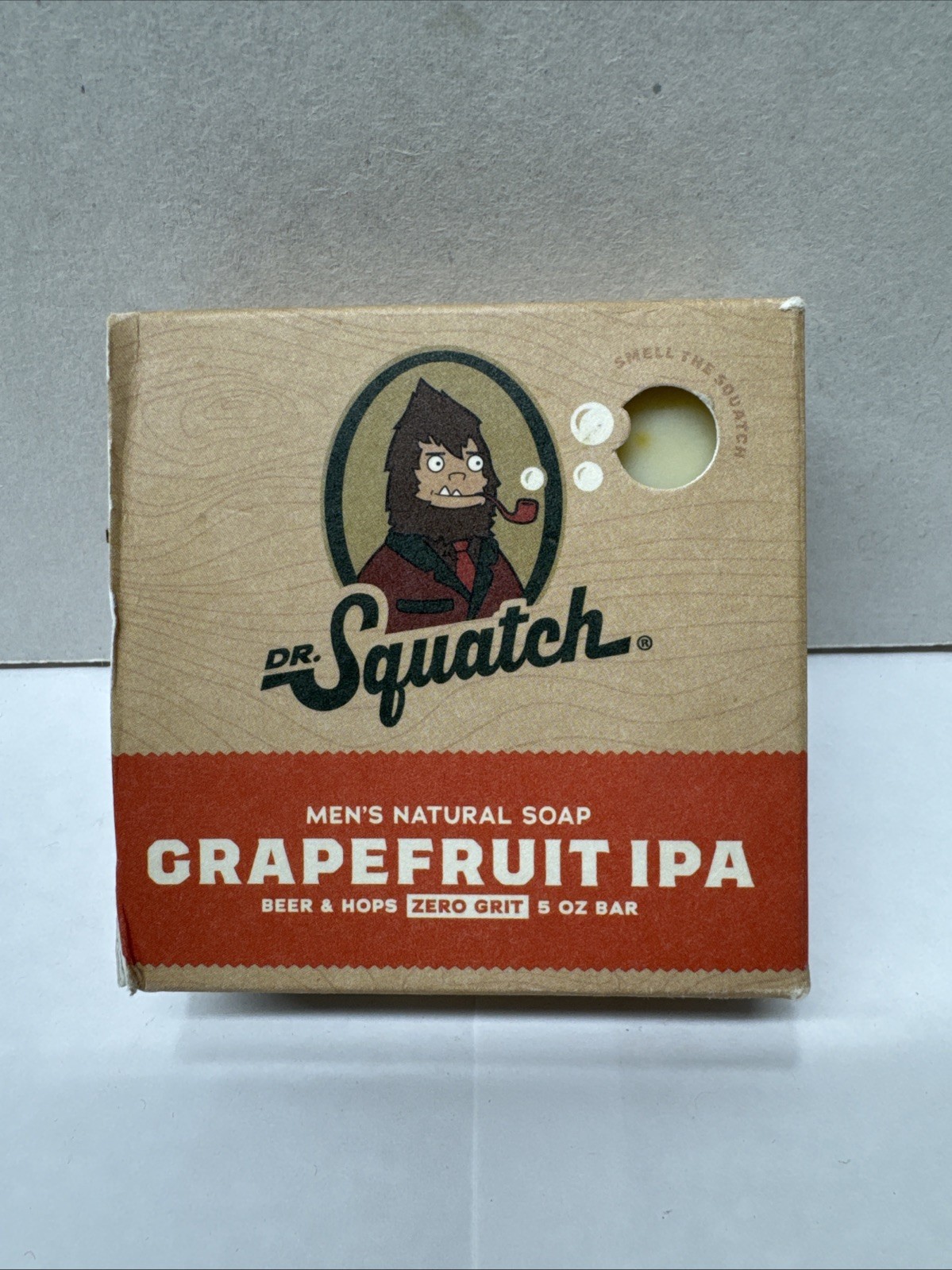 Dr. Squatch Grapefruit IPA Men Women Bar Soap 141g Zero Grit Beer Hops Citrus