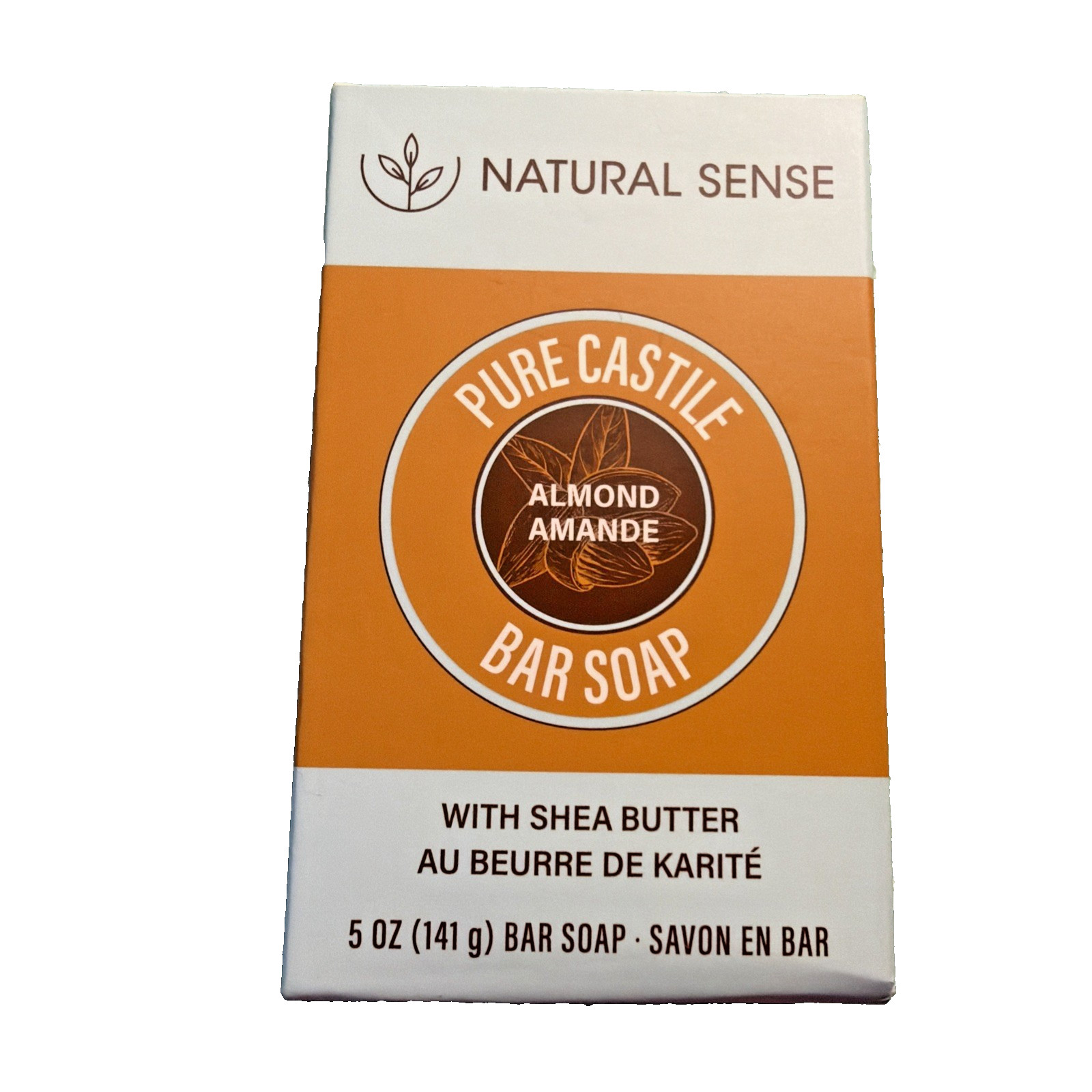 Natural Sense Pure Castile Almond Bar Soap Plant Based Shea Coconut Olive Oil 11