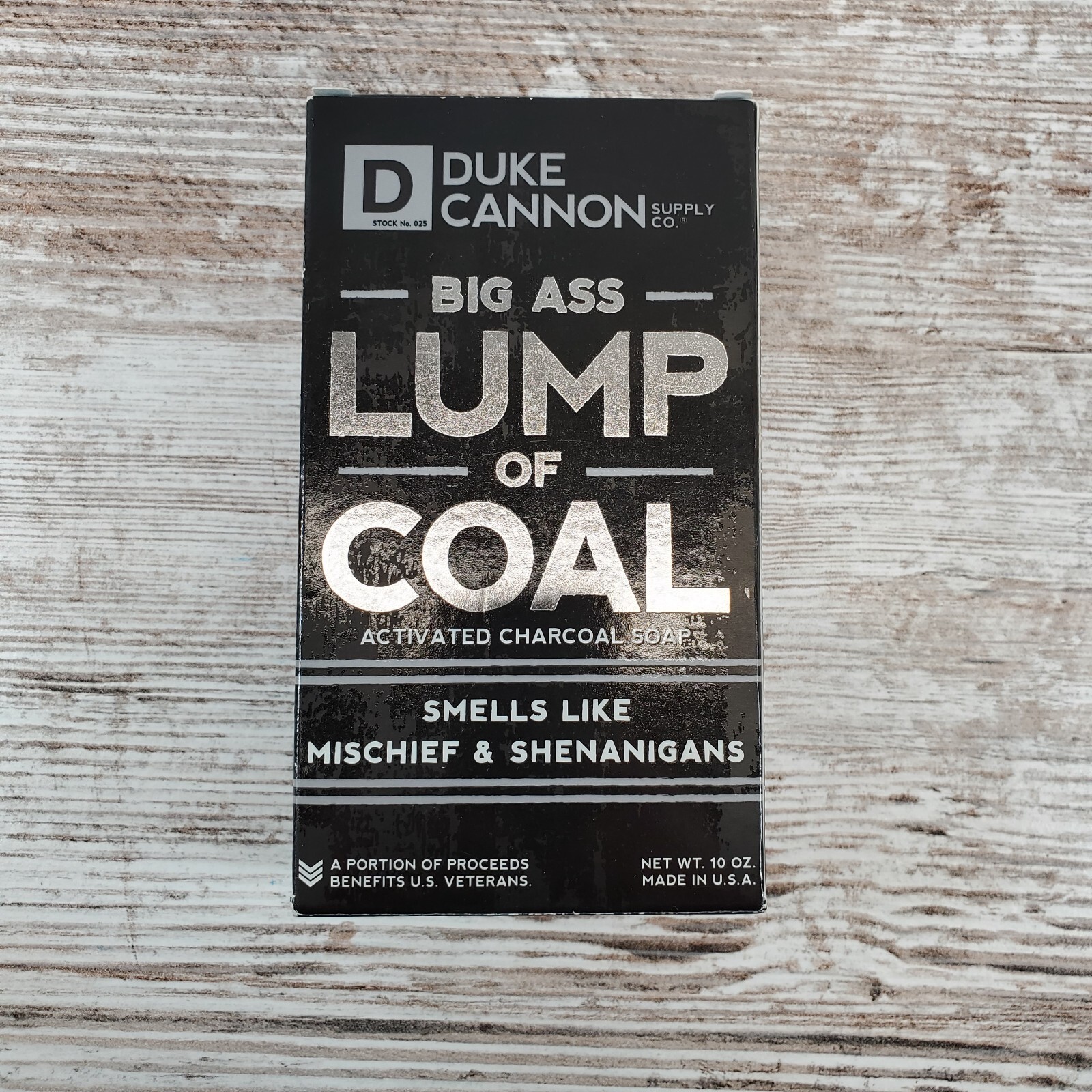Duke Cannon Big Ass Lump of Coal Soap with Activated Charcoal 10 oz
