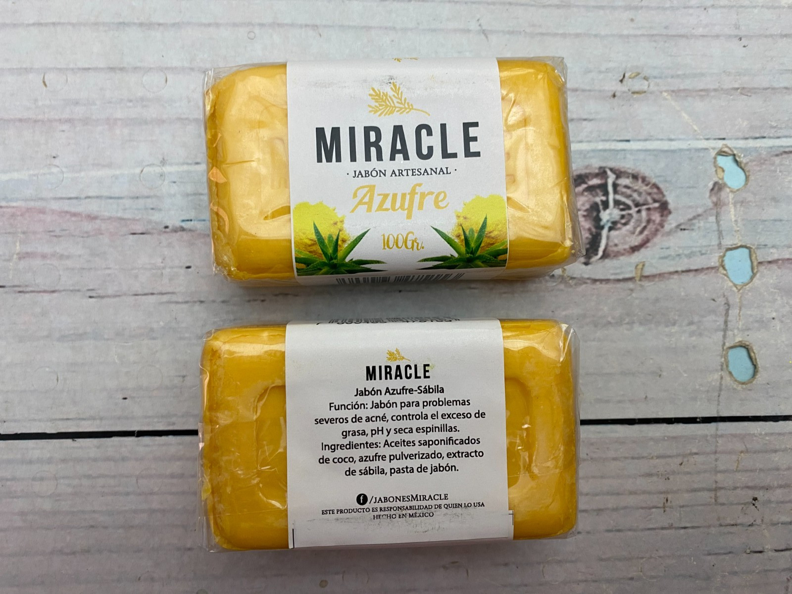 Jabon de Azufre – 100gr. 2 Pack Soaps