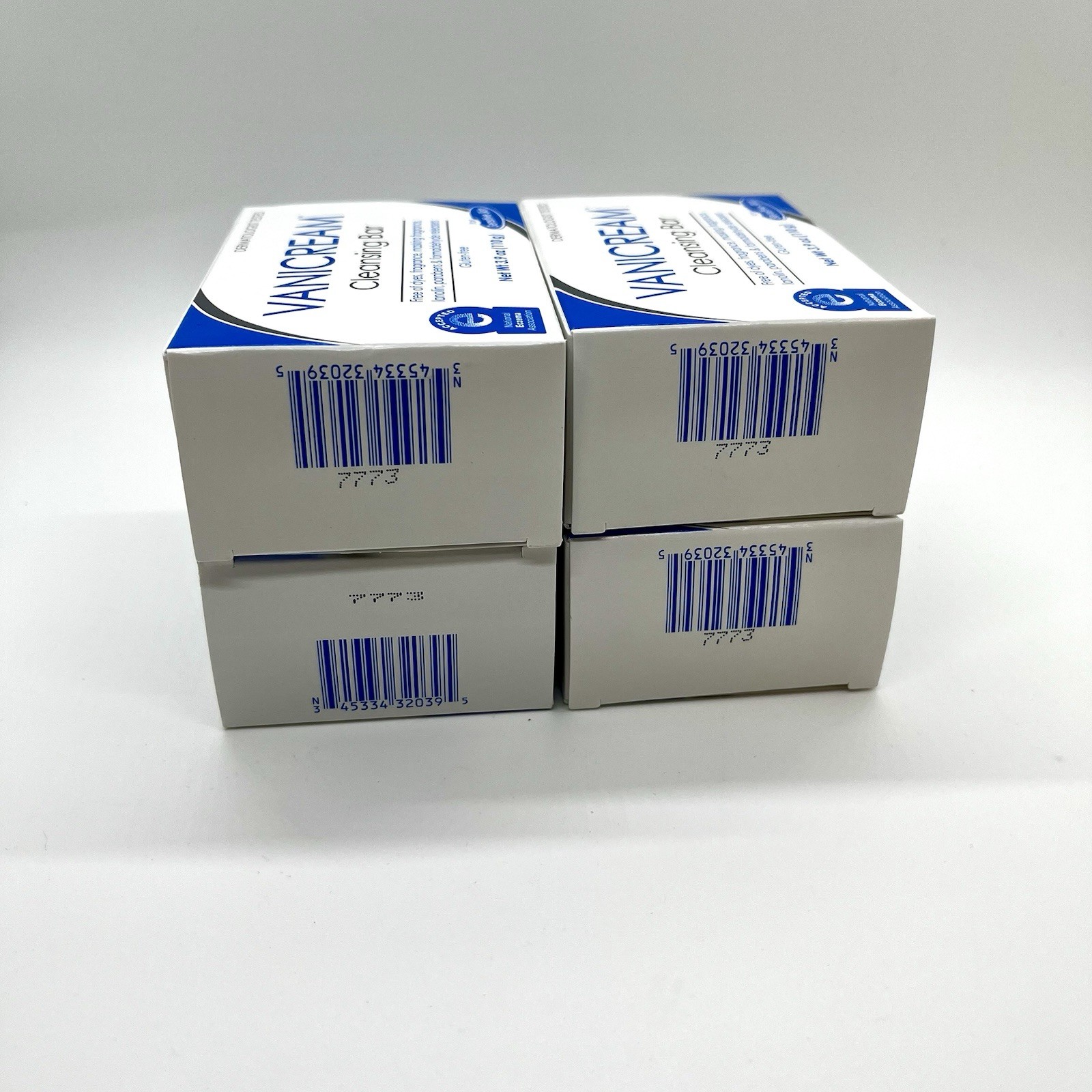 4 Pack- Vanicream Cleansing Bar 3.9oz Fragrance & Dye Free Soap