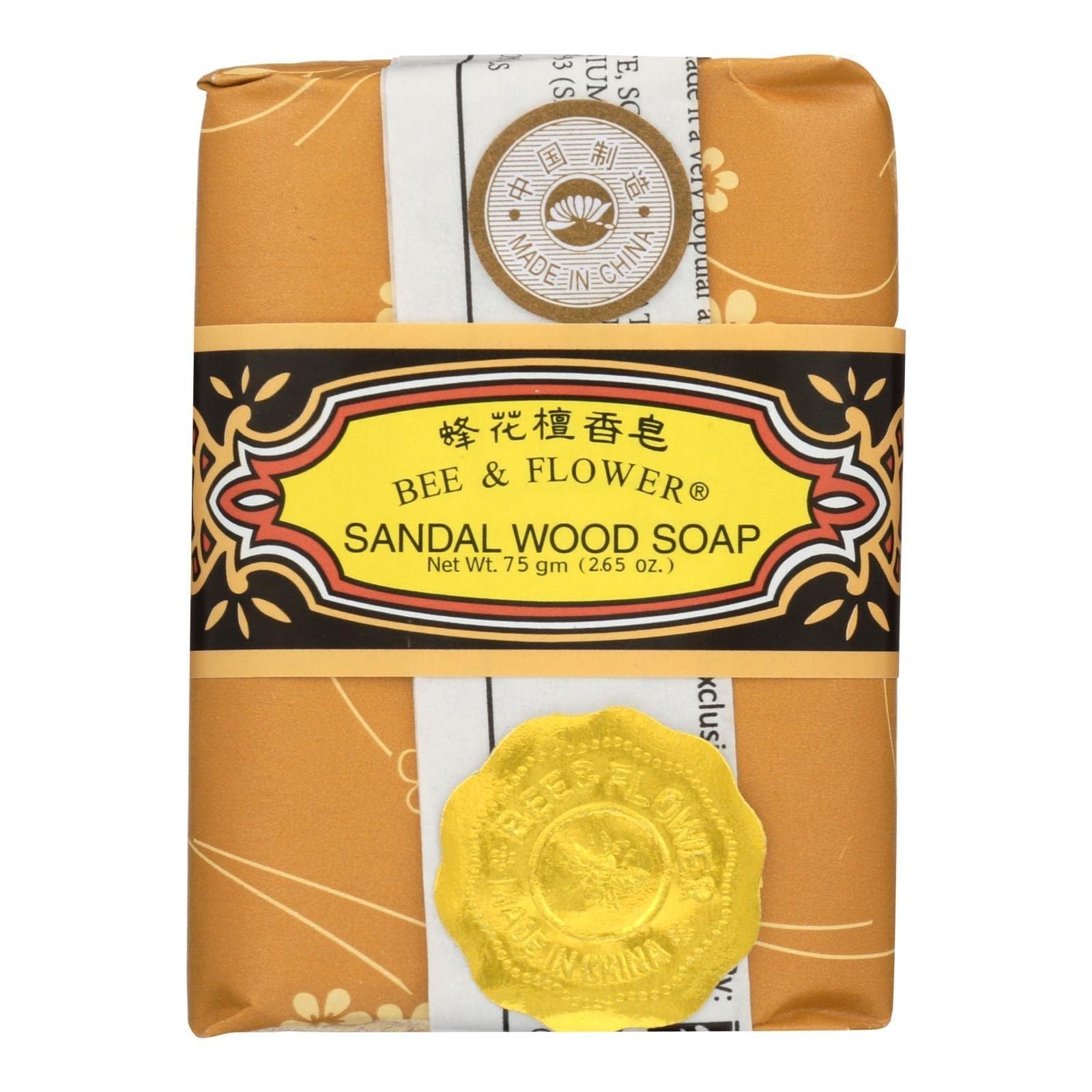 Bee & Flower – Chinese Sandalwood Soap 2.65oz – 12/case