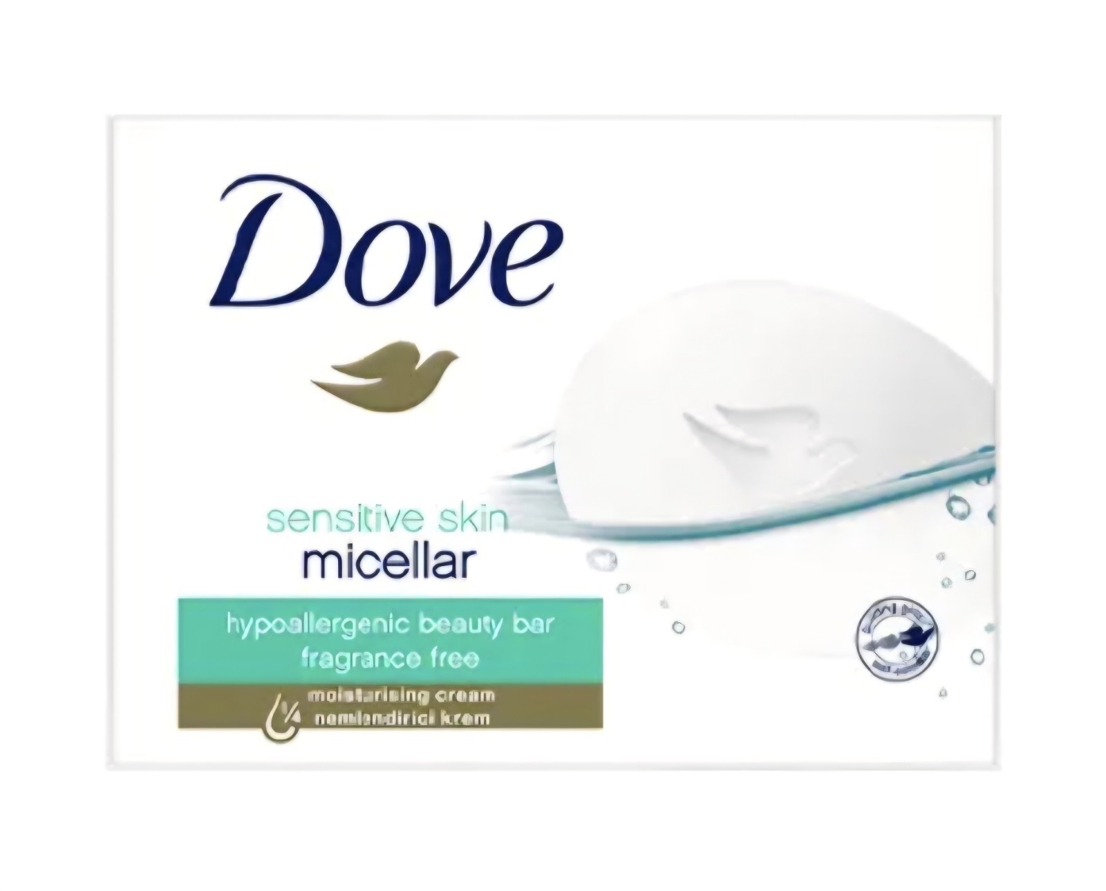 🩵 DOVE 🩵 3.32 Oz. 90g Bar 🩵🫧 ●SENSITIVE SKIN● 🫧 ≈MICELLAR≈ Beauty Bar 🫧.