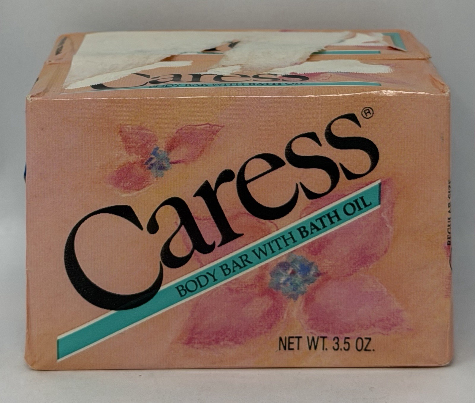 Vintage 1988 Caress Body Bar With Bath Oil Soap Lot of 2 NOS 3.5 Oz Each
