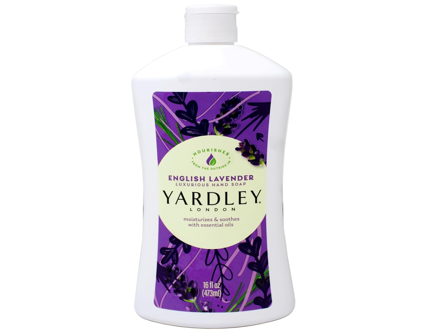 Yardley London Liquid Hand Soap – English Lavender – 16 Fl Oz (Pack of 2)